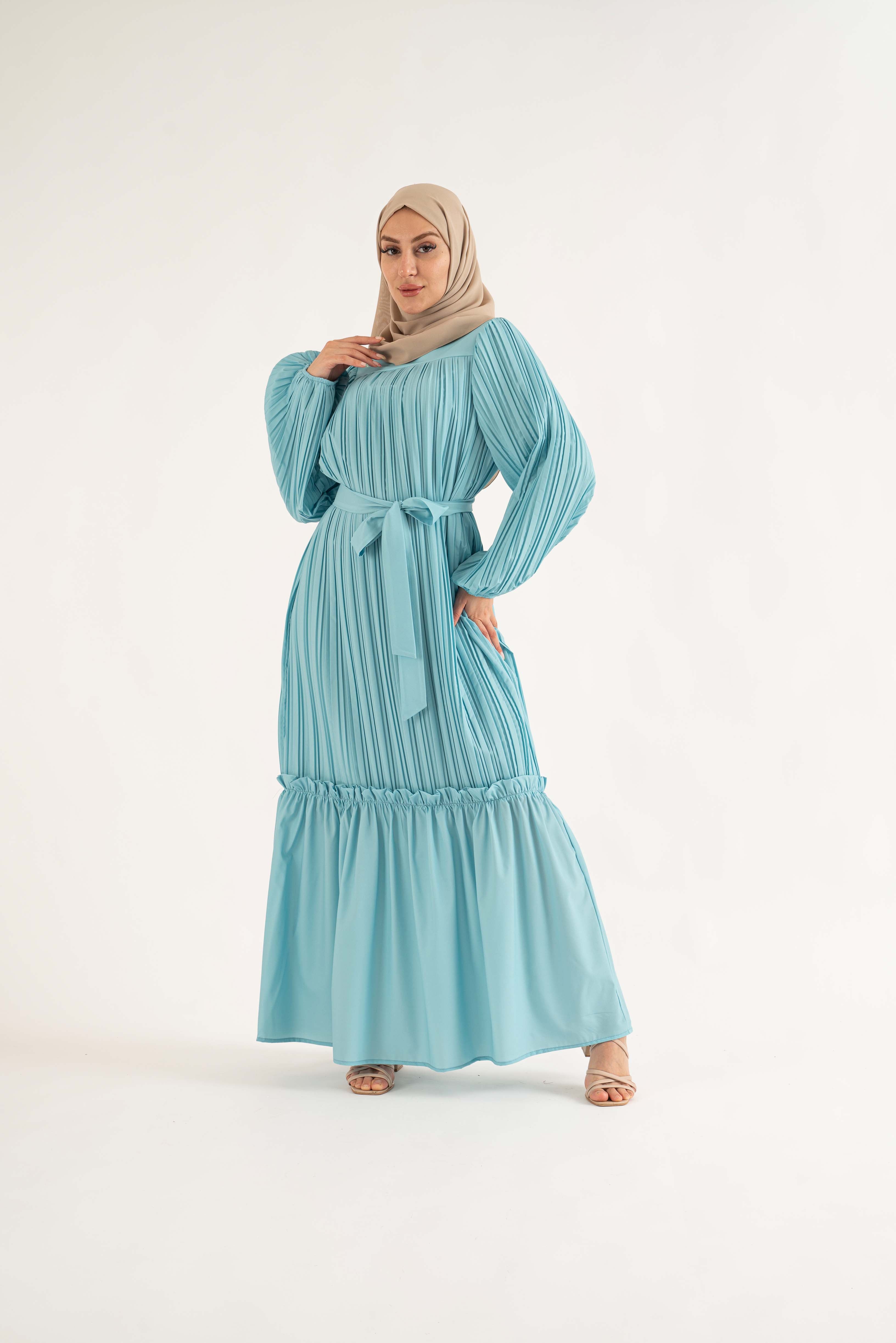 Jewel Pleat Maxi Dress Sea Green - US22 Jewel Pleat Maxi Dress Sea Green - US22