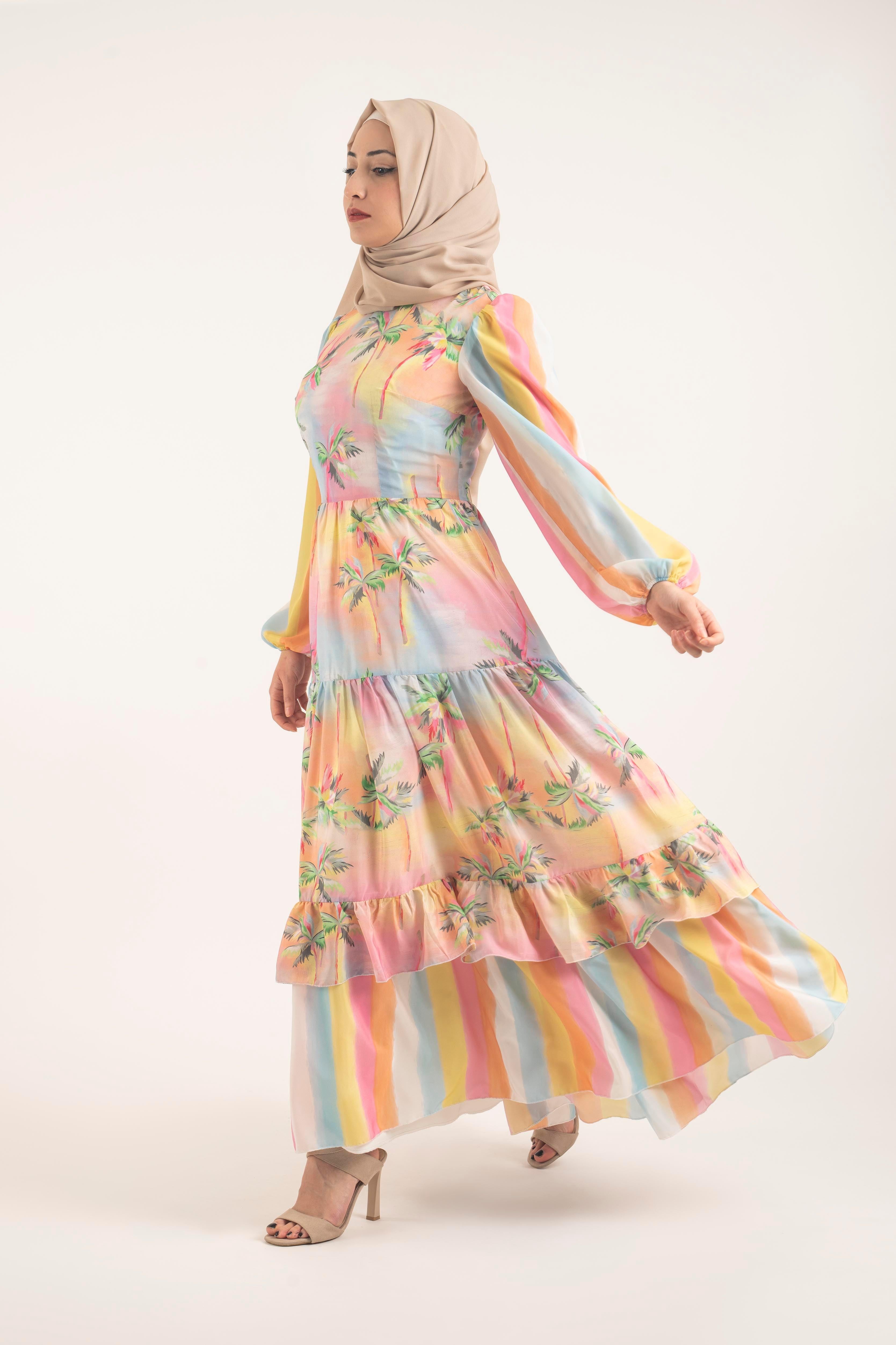 Beach vibe dress - Modest Dresses, Abaya, Maxi, Long Sleeve dress! US8 Beach vibe dress - Modest Dresses, Abaya, Maxi, Long Sleeve dress! US8