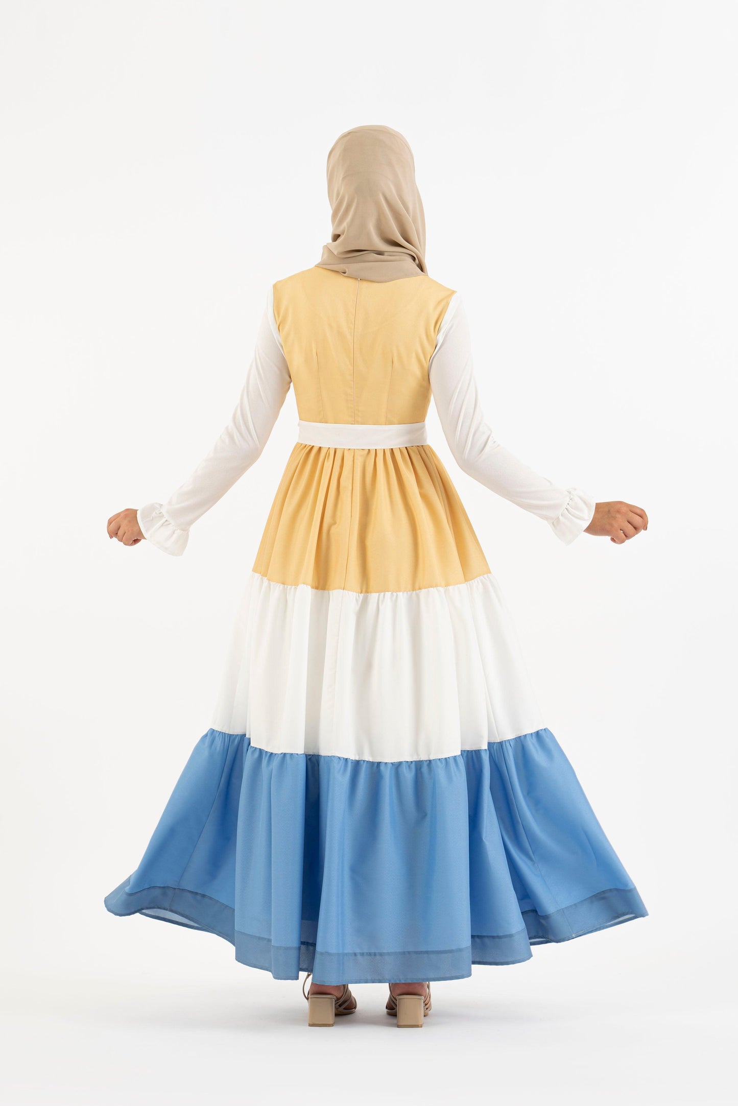 Alameda floral, Women's Modest Dress, abaya, long sleeve maxi dress!