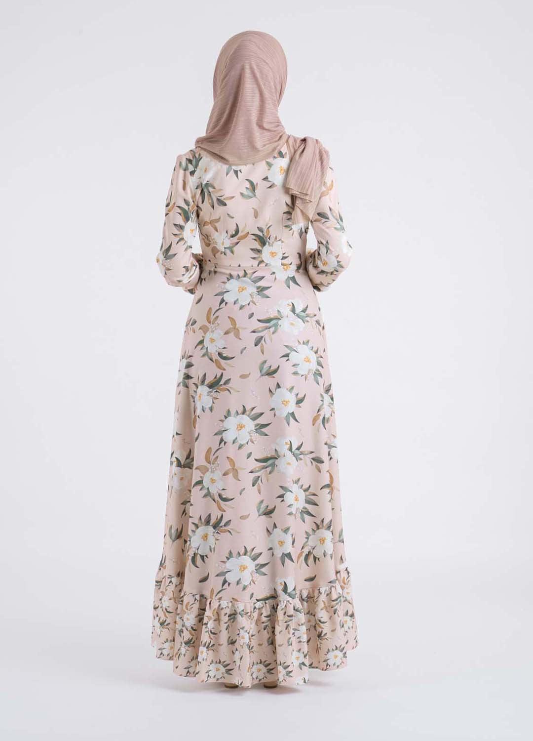 LOTUS FLOWER TUNIC- Modest Dresses, Abaya, Long Sleeve dress!
