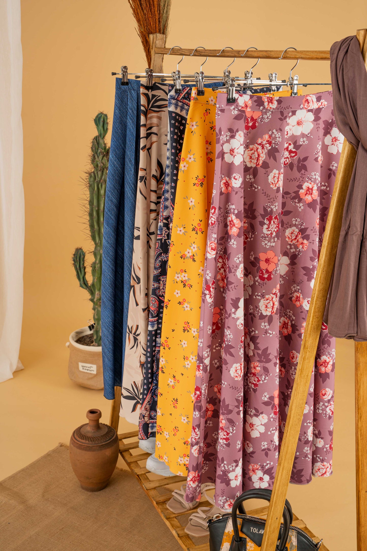 Nora Women's Long Maxi Skirt Hijab Fashion Casual