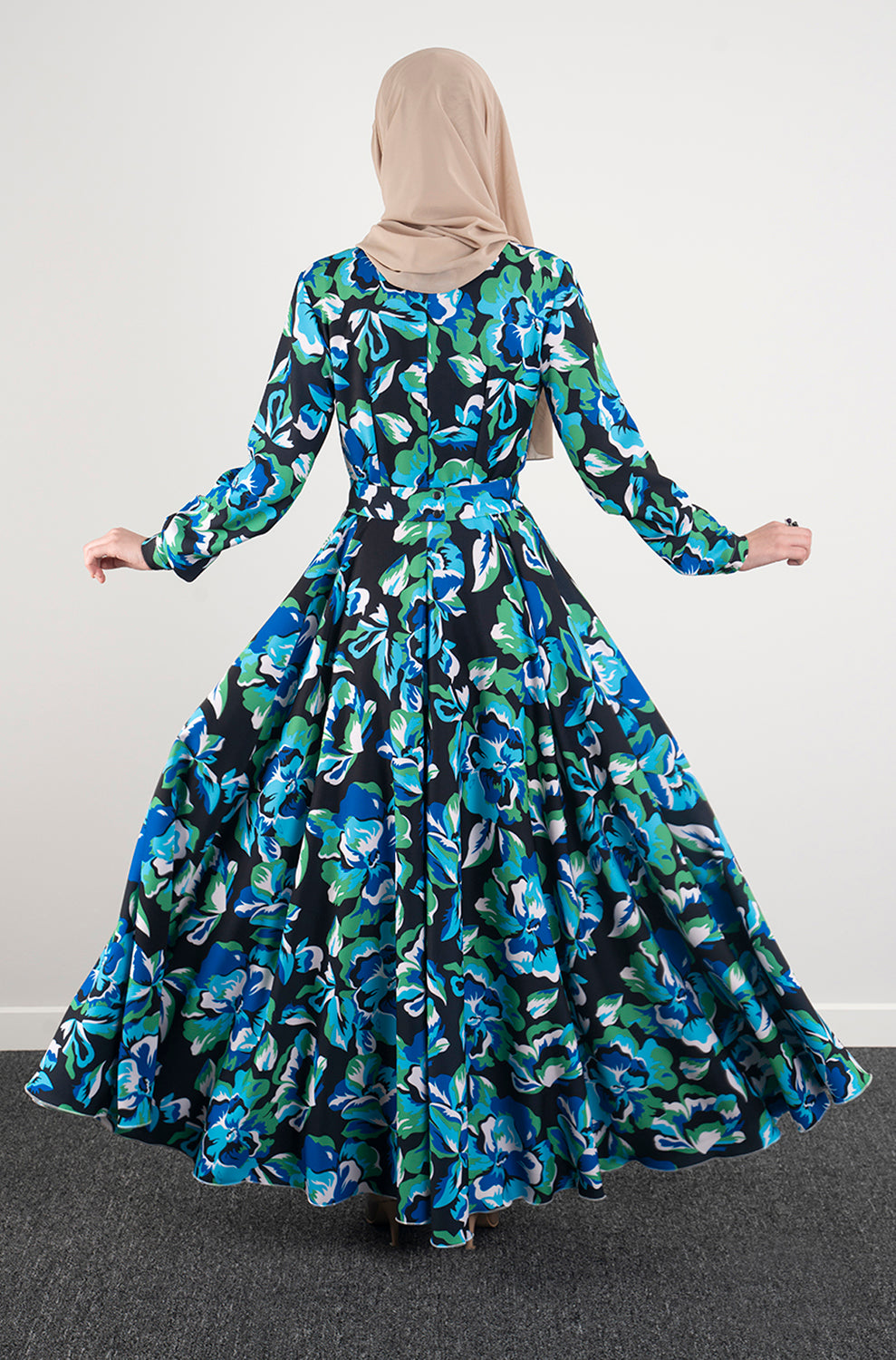 Ocean Vibe Dress - Modest Dresses, Abaya, Long Sleeve dress!