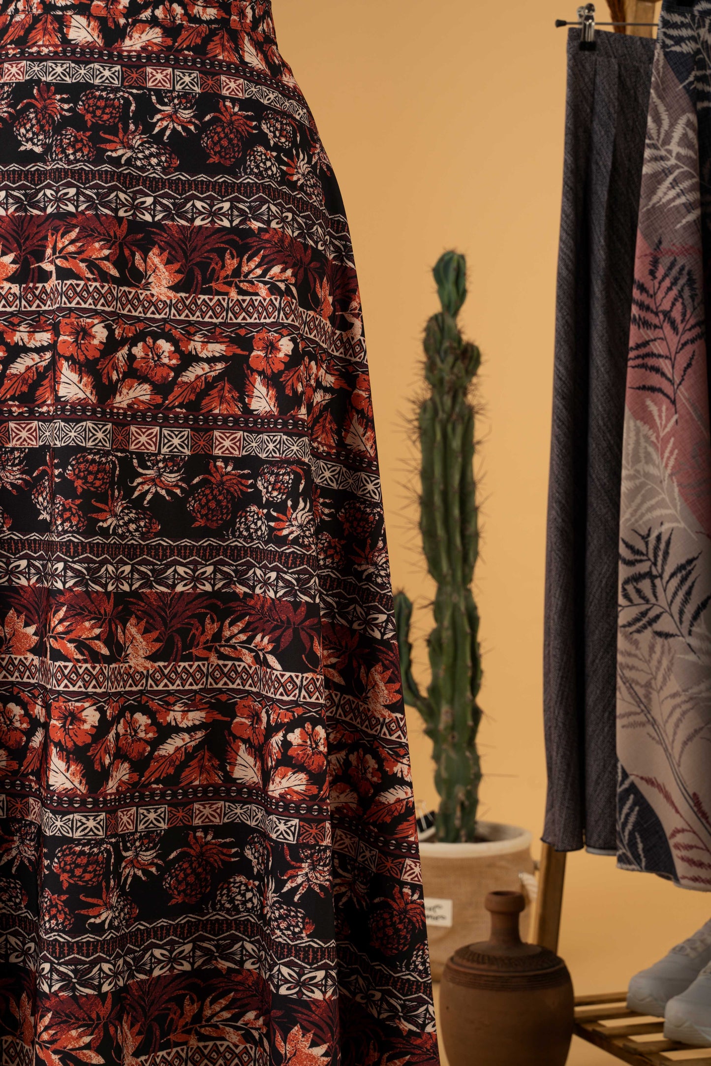 Rhea Women's Long Maxi Skirt Hijab Fashion Casual