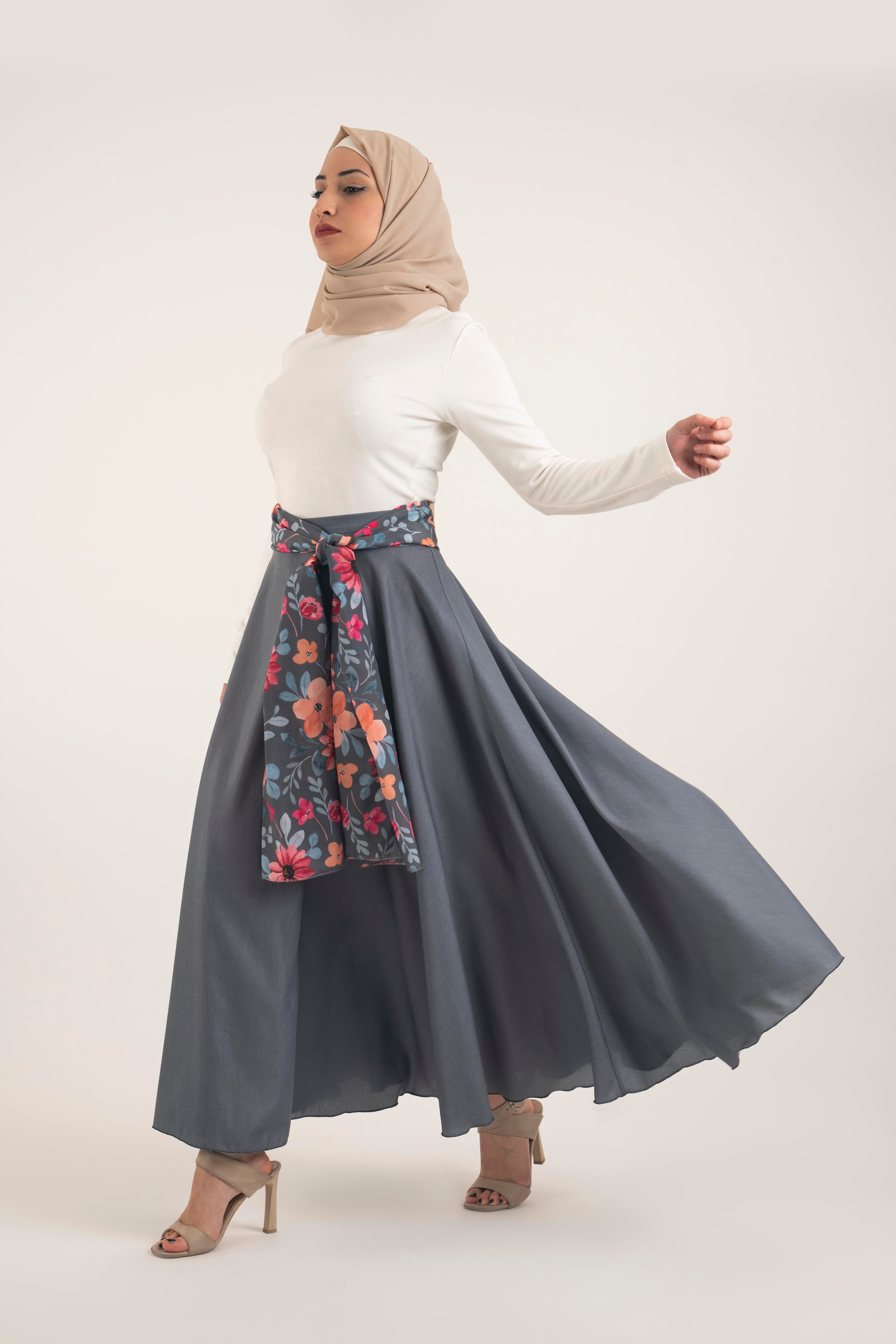 Surfinia Skirt - Modest Dresses, Abaya, Long Sleeve Dress! US22 Surfinia Skirt - Modest Dresses, Abaya, Long Sleeve Dress! US22