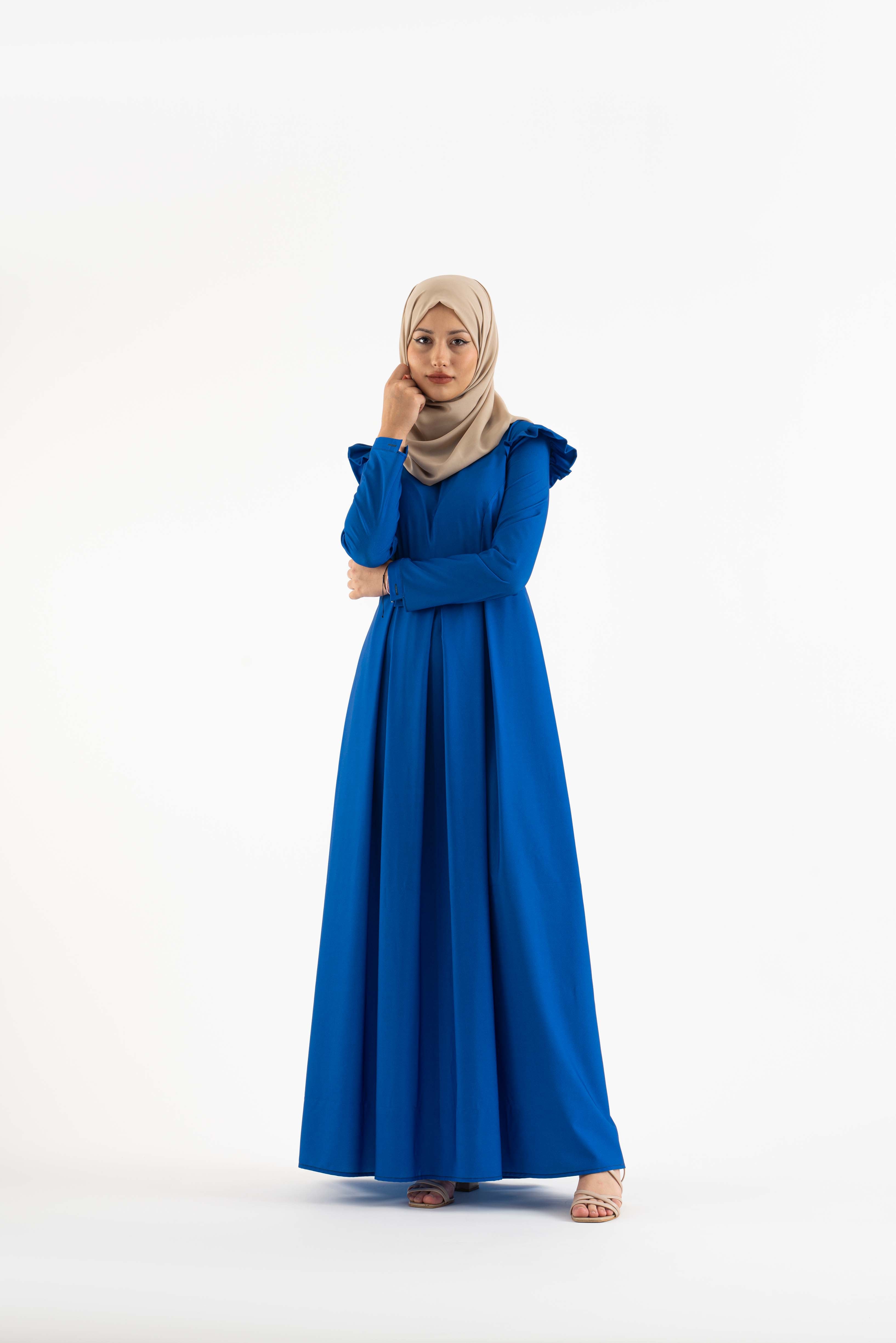 Viviana Blue Modest dress Modest Dresses, Abaya, Long Sleeve dress! US20
