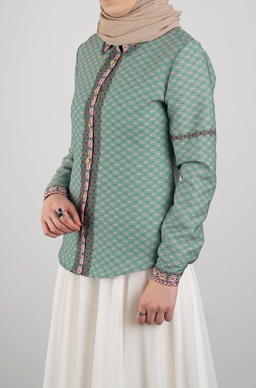 Orante Shirt - Modest Dresses, Abaya, Long Sleeve dress! US4 Orante Shirt - Modest Dresses, Abaya, Long Sleeve dress! US4