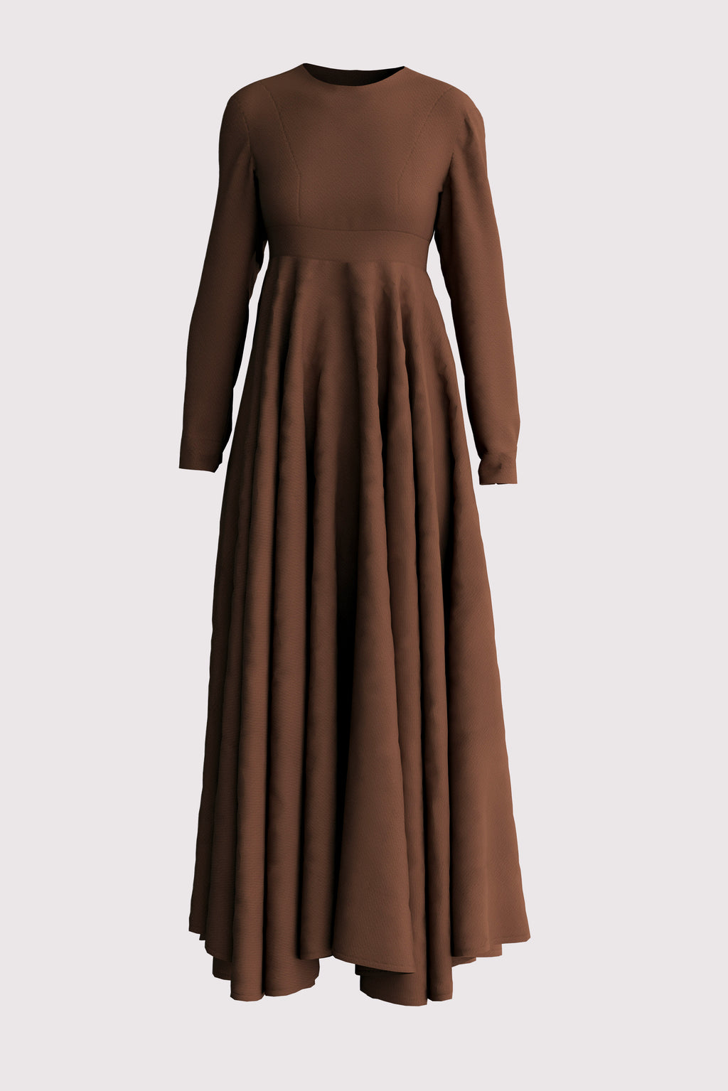 Cassandra Maxi Dress - Dark Chai