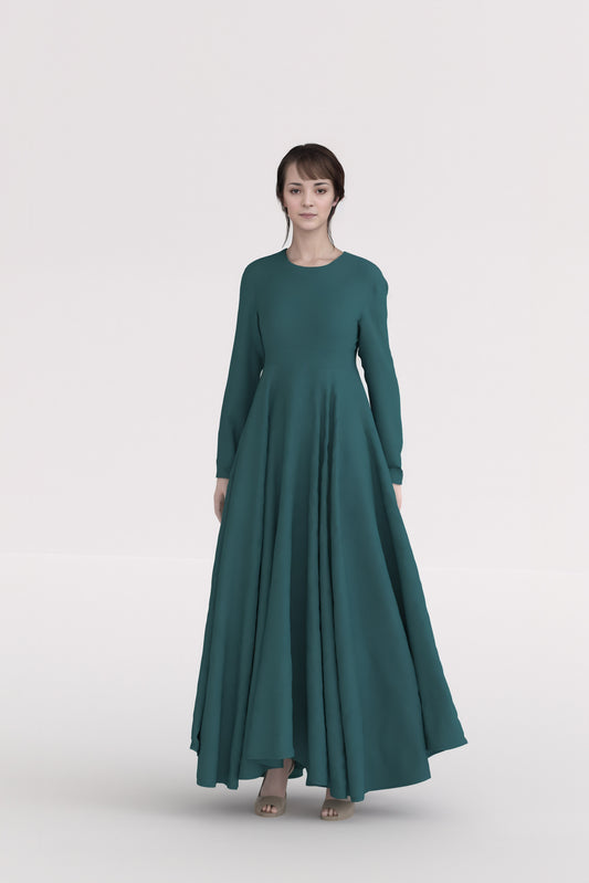 Cassandra Maxi Dress - Dark Sea Green