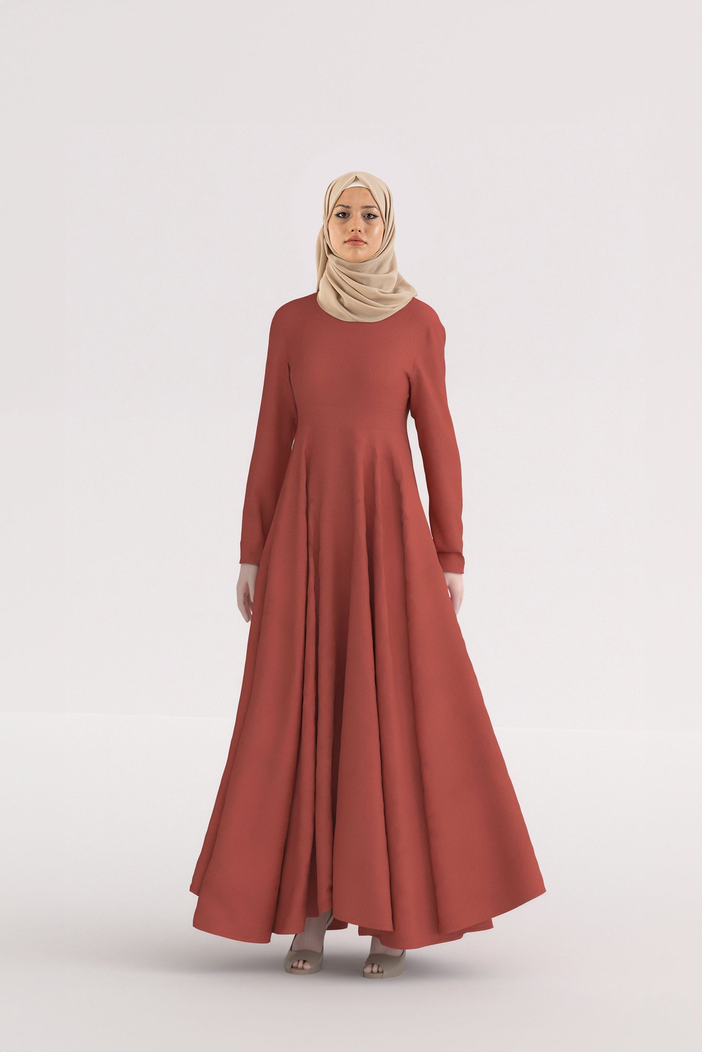 Cassandra Maxi Dress - Terracotta