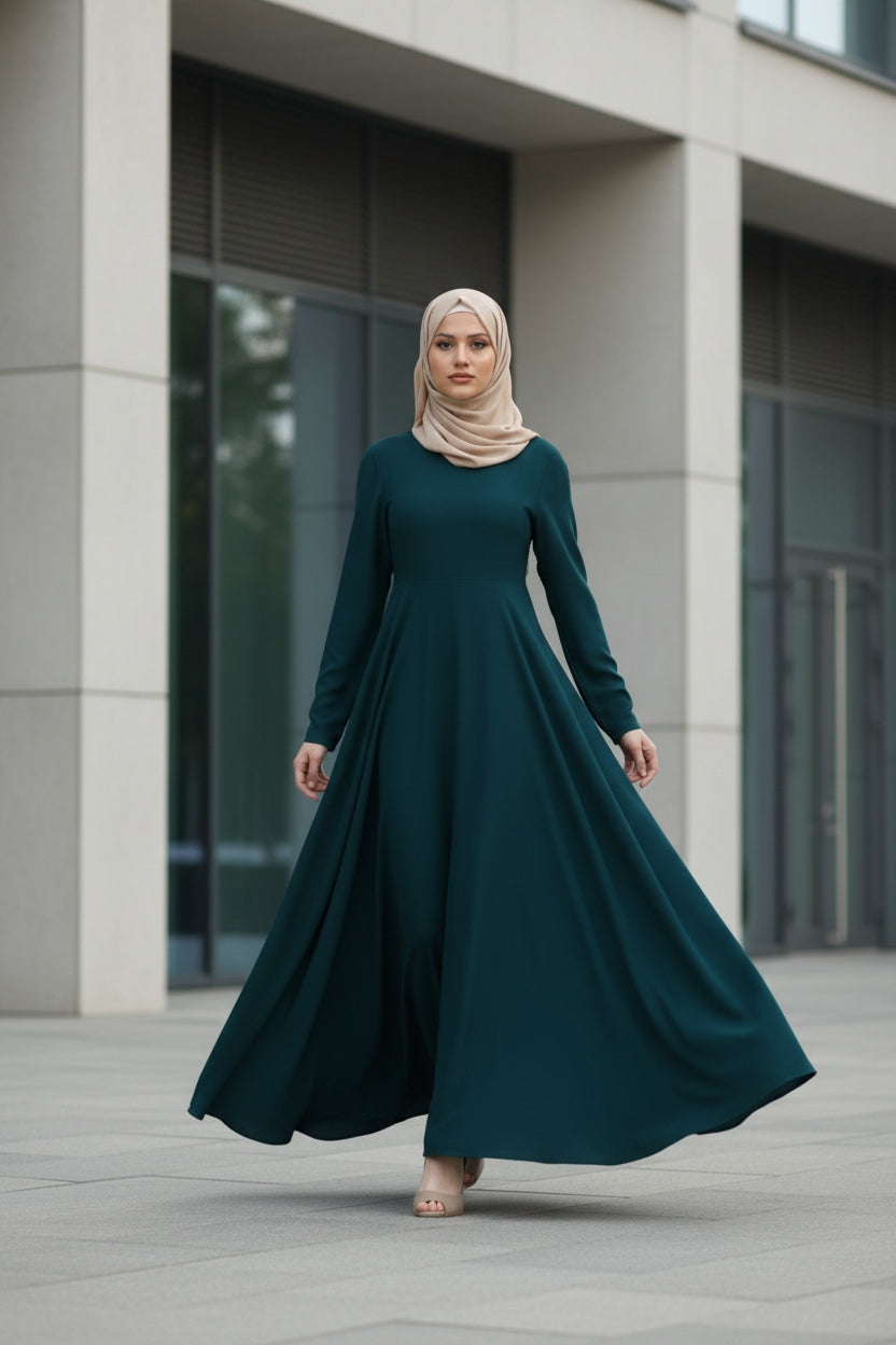 Cassandra Maxi Dress - Teal