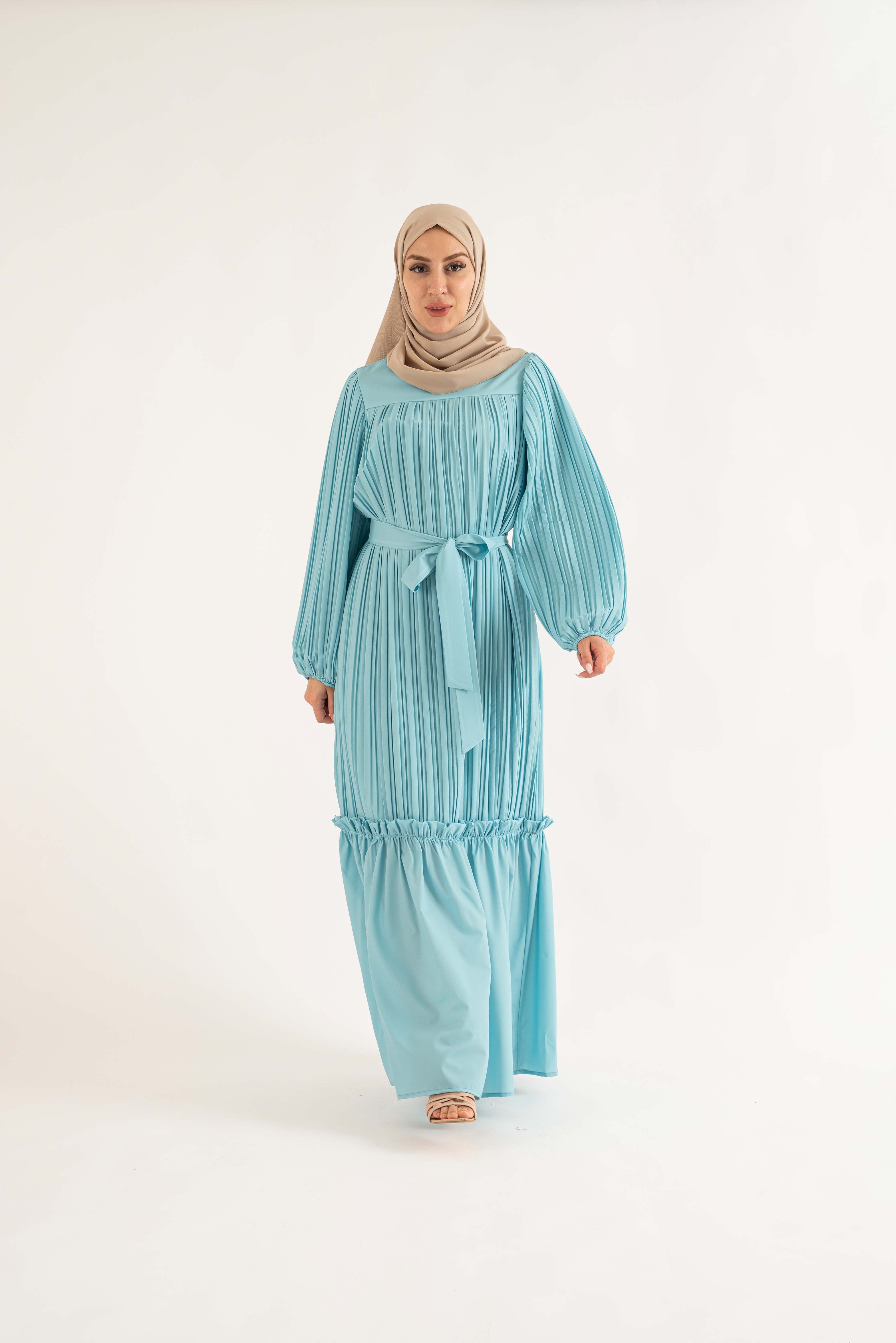Jewel Pleat Maxi Dress Sea Green - US22 Jewel Pleat Maxi Dress Sea Green - US22