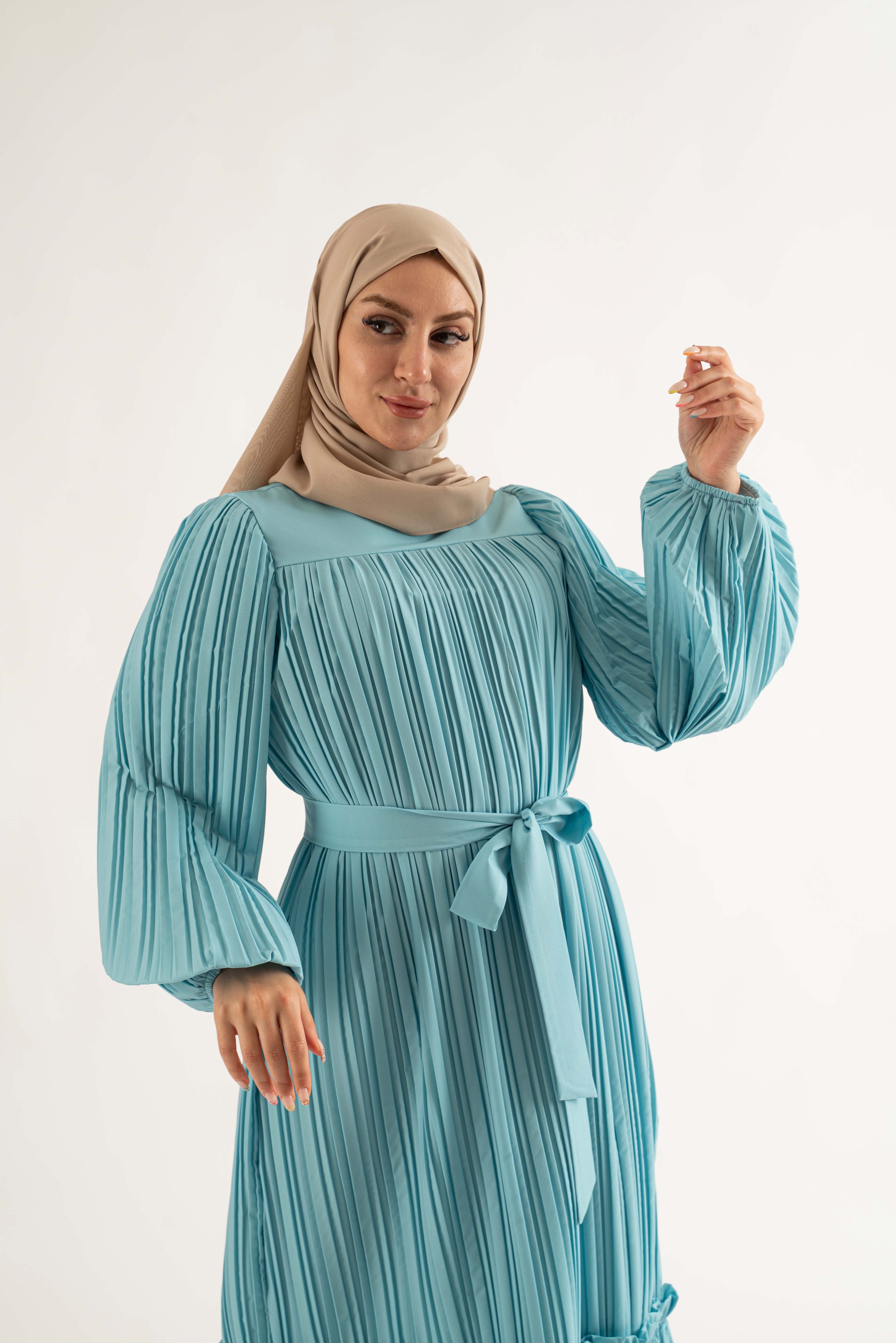 Jewel Pleat Maxi Dress Sea Green - US22 Jewel Pleat Maxi Dress Sea Green - US22