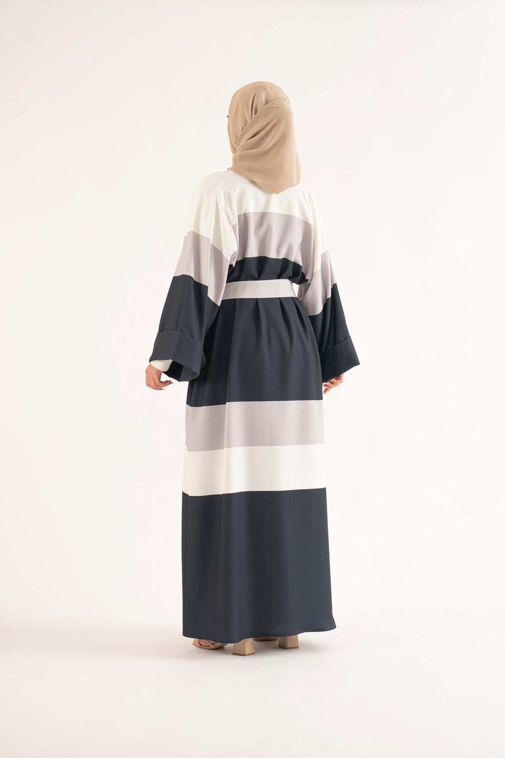 THE SUN white Abaya- Modest Dresses, Abaya,Maxi, Long Sleeve dress!