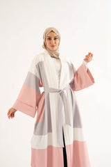 THE SUN white Abaya- Modest Dresses, Abaya,Maxi, Long Sleeve dress!