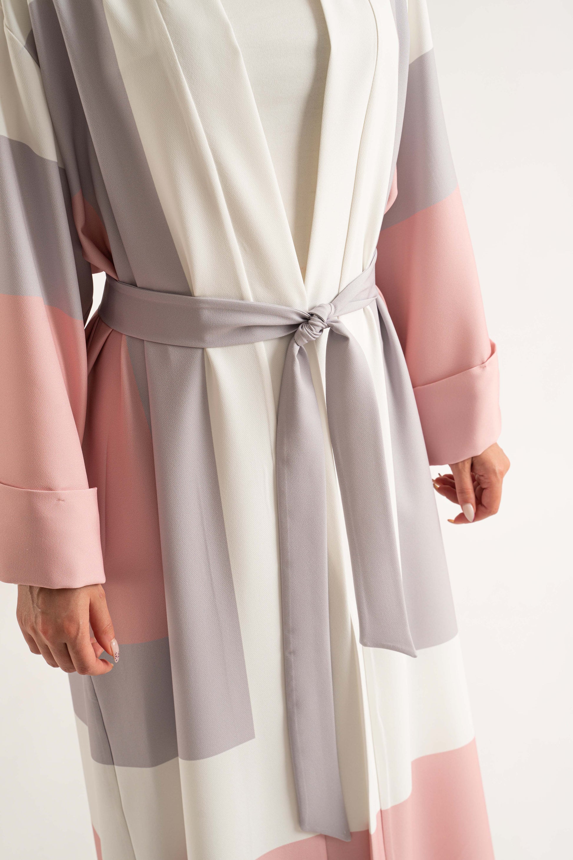 THE SUN white Abaya- Modest Dresses, Abaya,Maxi, Long Sleeve dress!