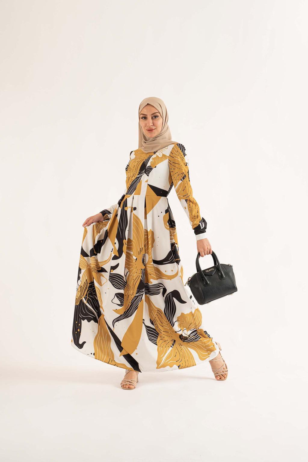 Merigold long dress - Modest Dresses, Abaya, Long Sleeve dress! TOLAVITA Merigold long dress - Modest Dresses, Abaya, Long Sleeve dress! TOLAVITA