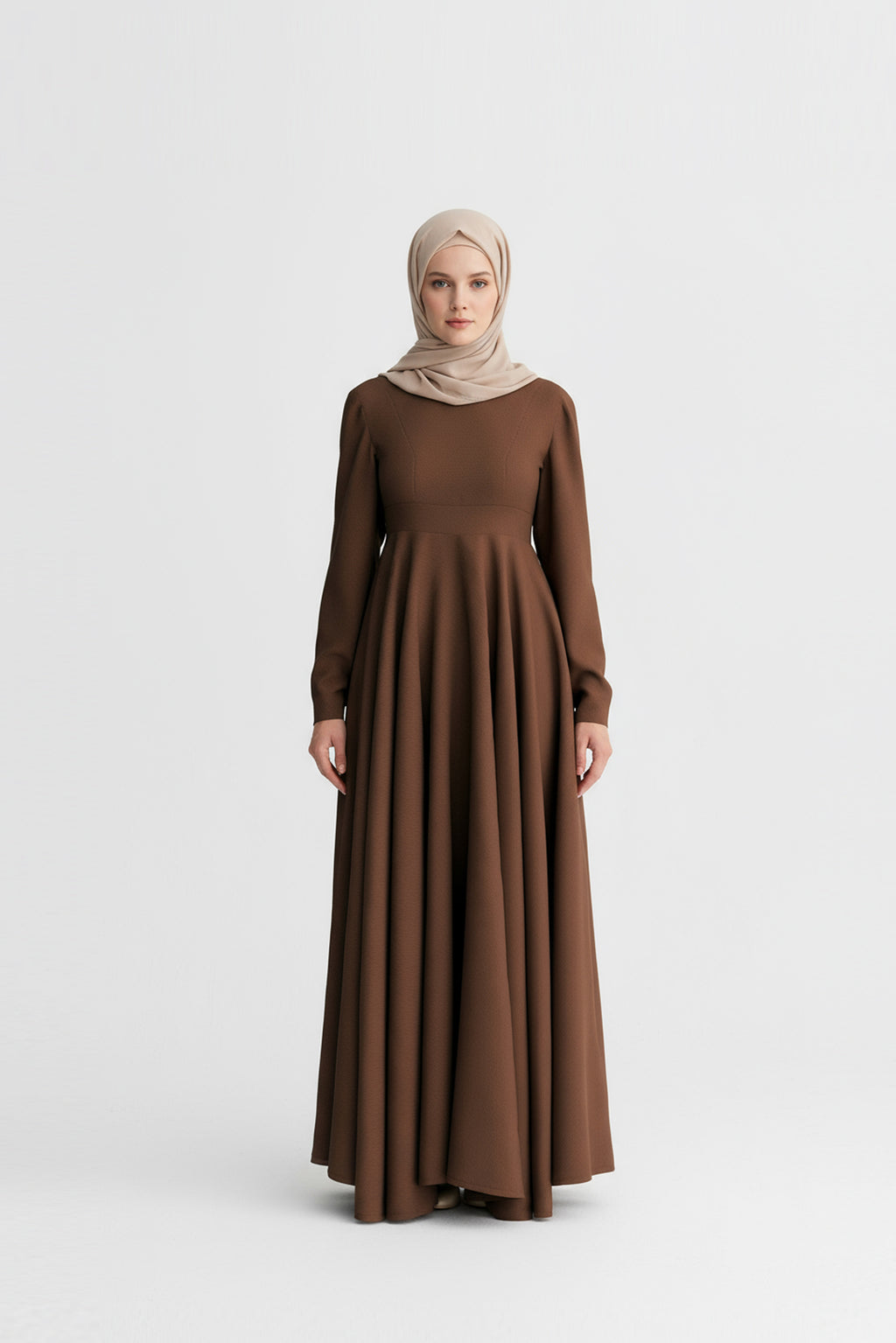 Cassandra Maxi Dress - Dark Chai