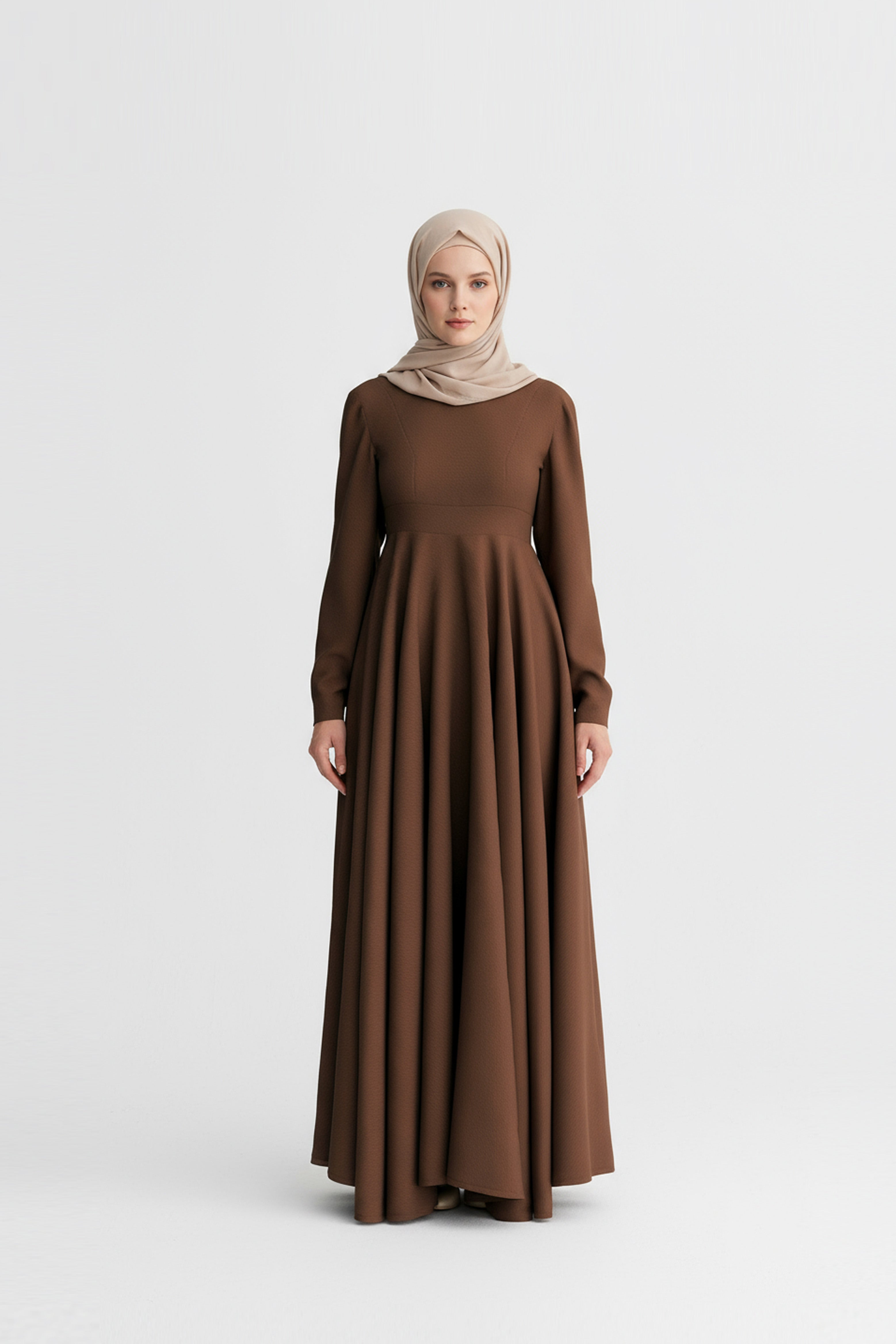 Cassandra Maxi Dress - Dark Chai