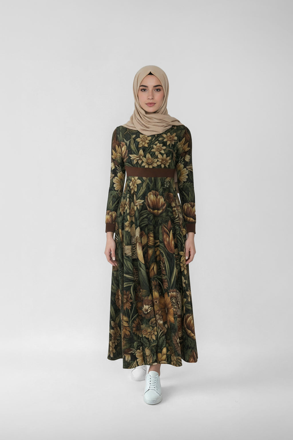 Forest Bloom Maxi Dress