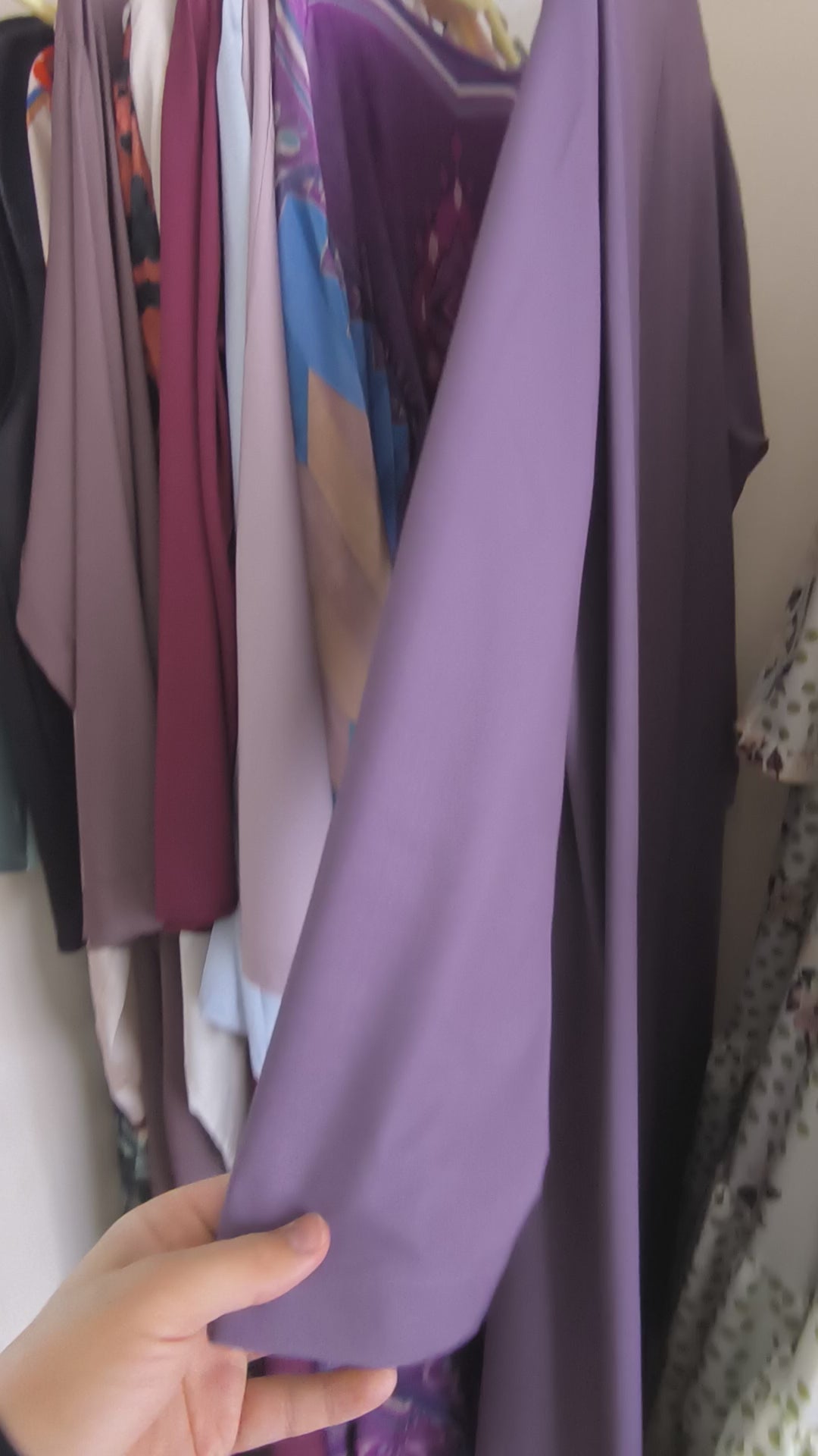 Dark Mauve Belted Modest Maxi Dress – Classic & Elegant