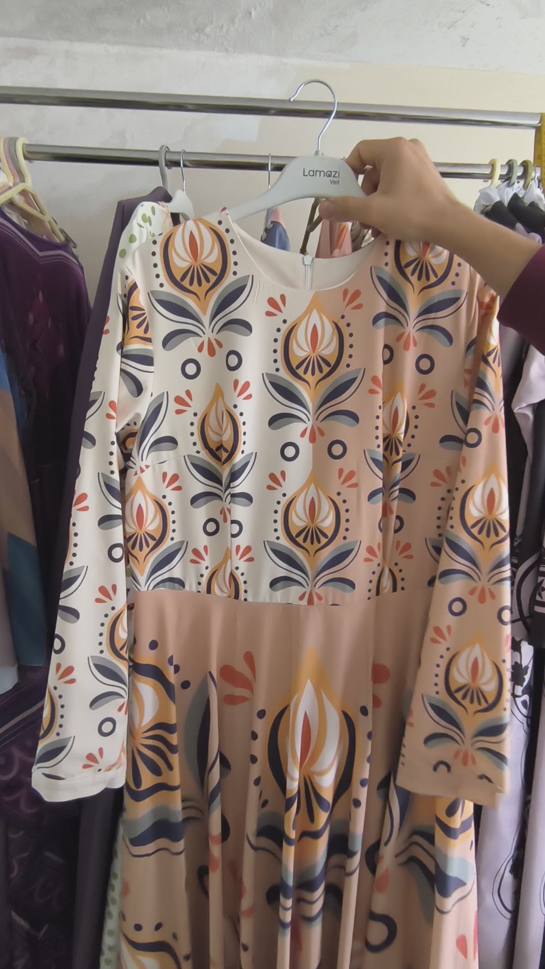 lotus Dress Modest Hijab Fashion