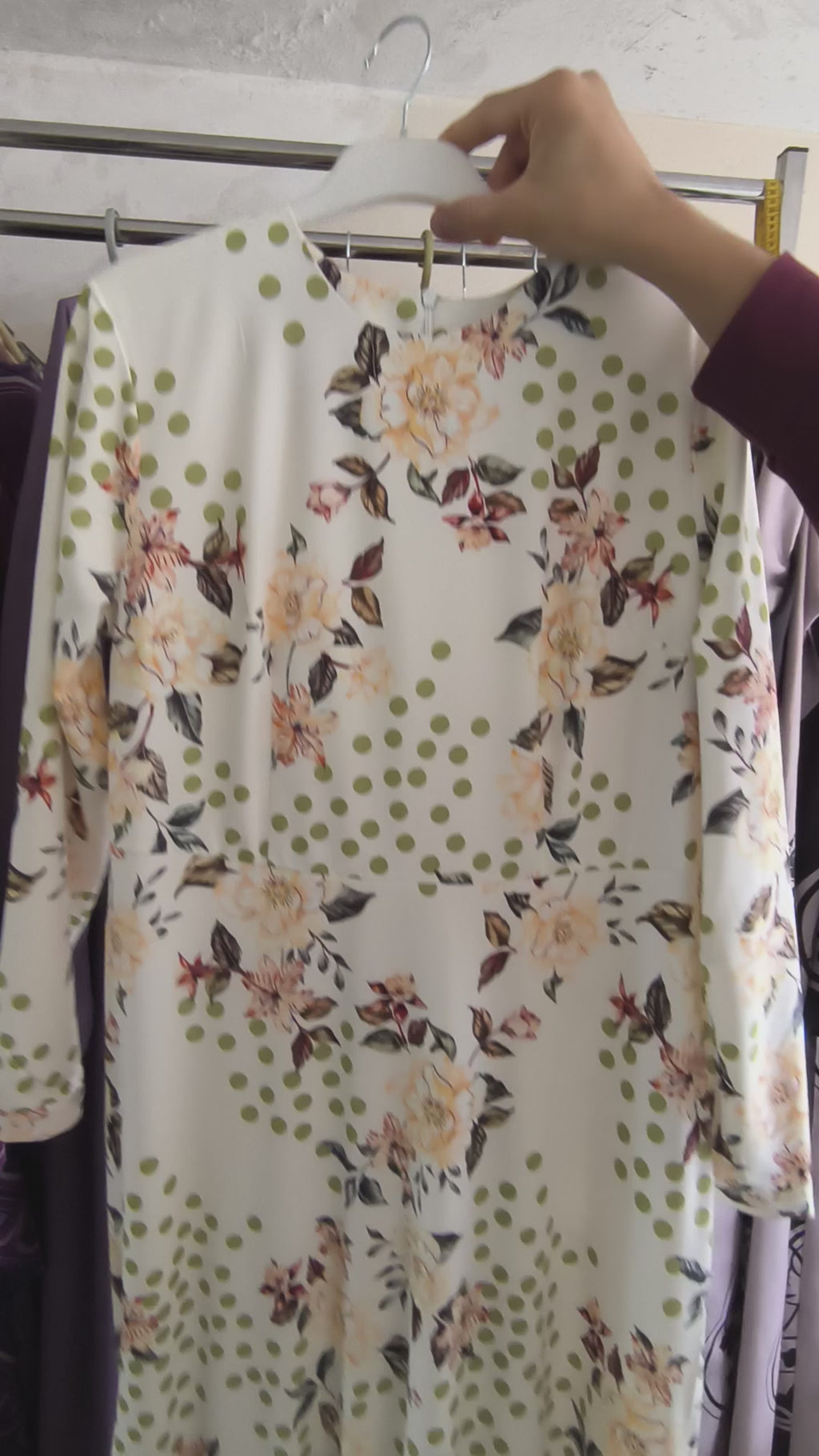 Rose Dress Modest Hijab Fashion