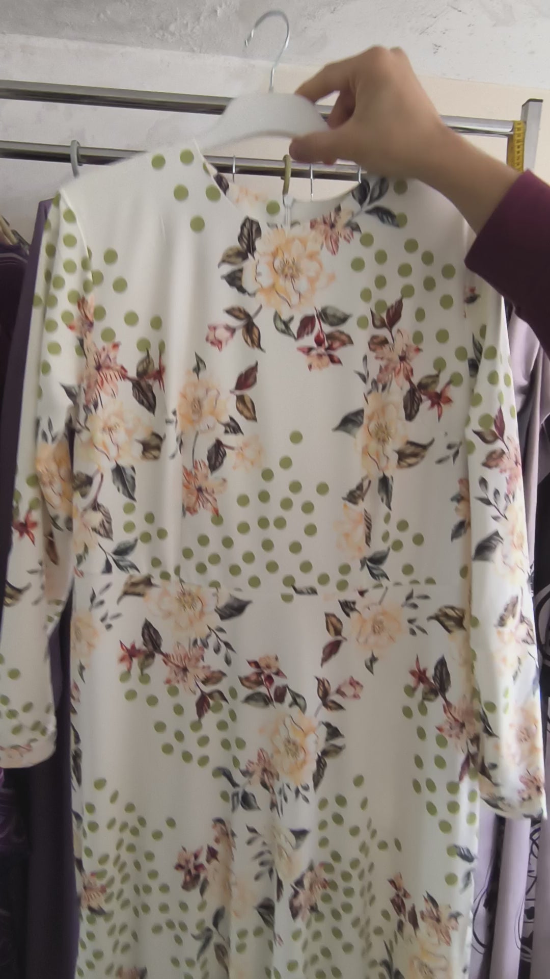 Rose Dress Modest Hijab Fashion