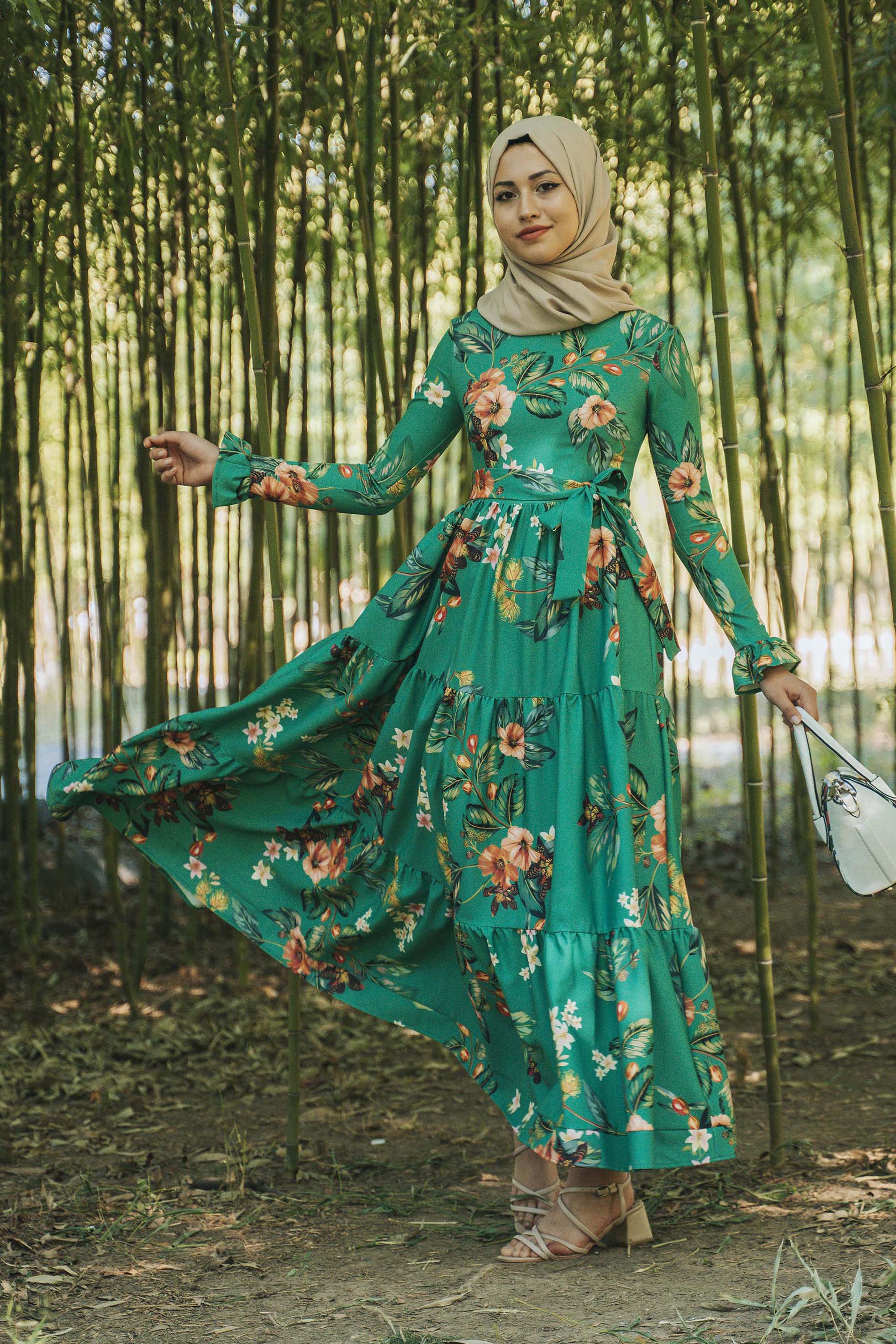 Alameda floral, Women's Modest Dress, abaya, long sleeve maxi dress! – TOLAVITA Alameda floral, Women's Modest Dress, abaya, long sleeve maxi dress! – TOLAVITA
