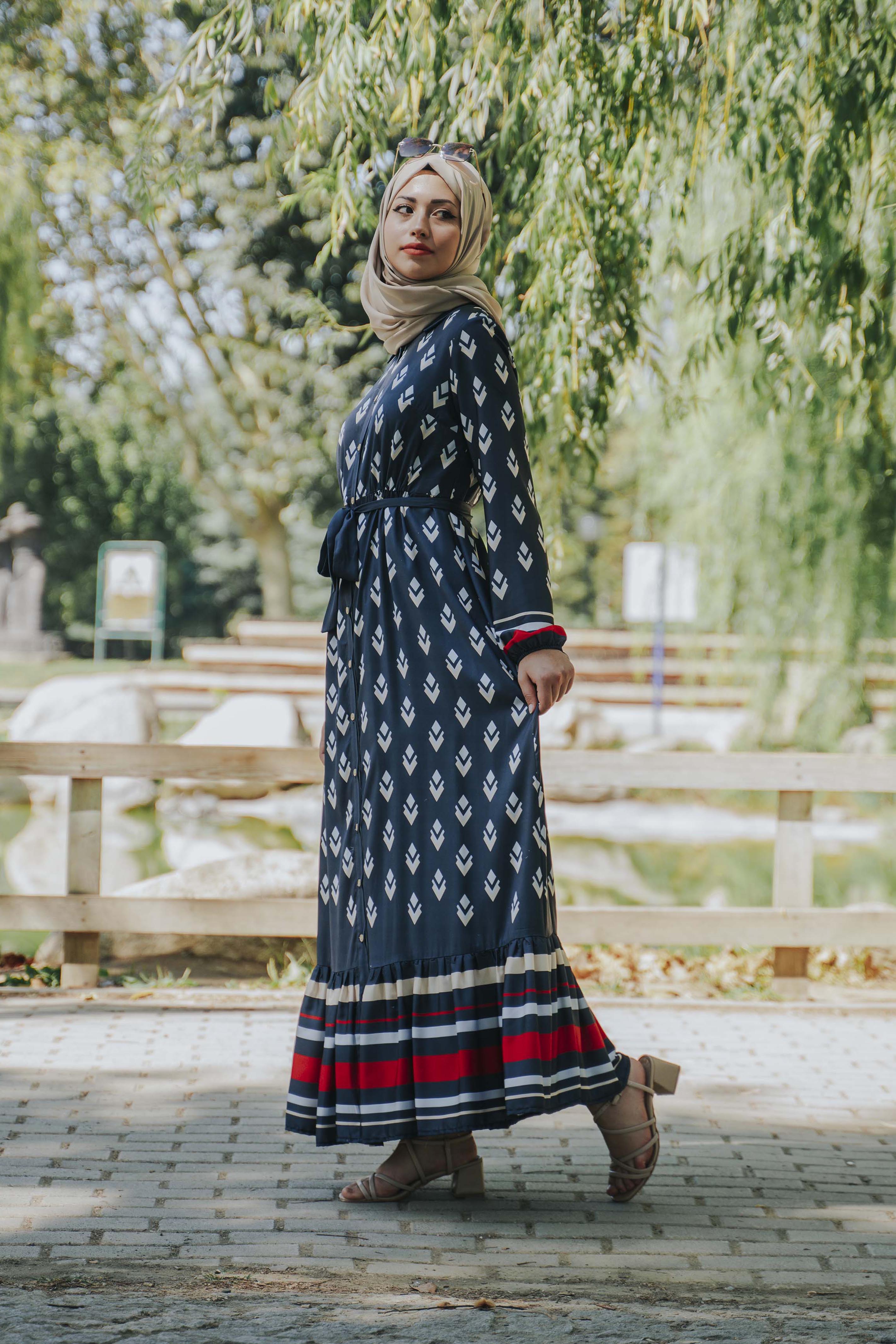 abaya shirt dress Button Down Shirt Style Long Abaya Dress