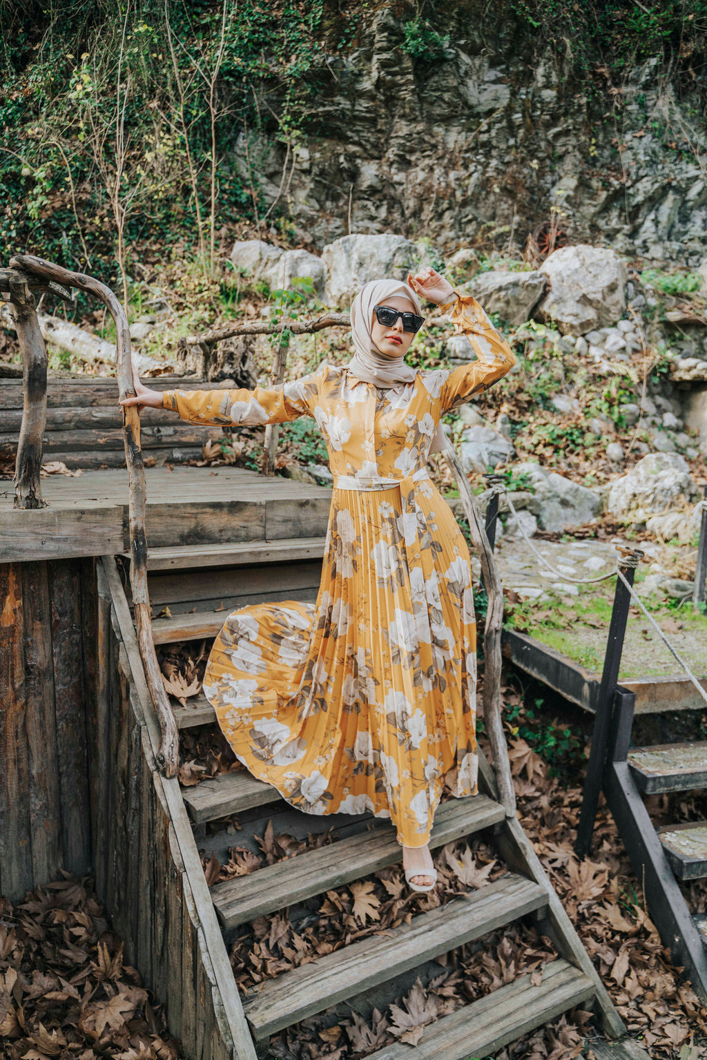 Ashlee pleat dress - Modest Dresses, Abaya, Long Sleeve dress!