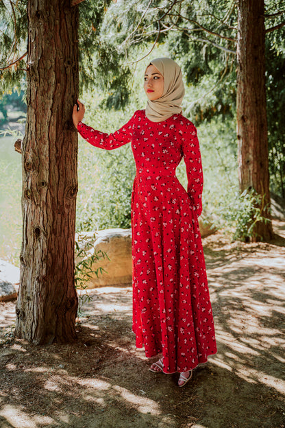 Scarlet Dress - Modest Dresses, Abaya, Long Sleeve dress!