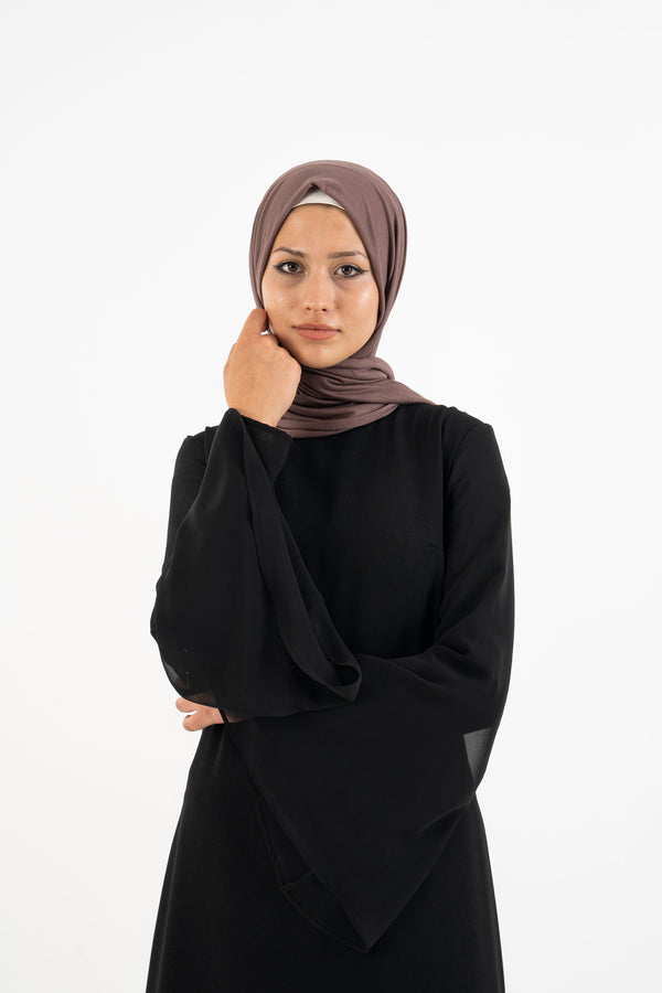 Rosy Brown Premium Jersey Hijab - Modest Dresses, Abaya,
