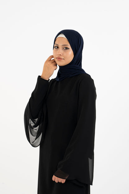 MidnightBlue Premium Jersey Hijab - Modest Dresses, Abaya