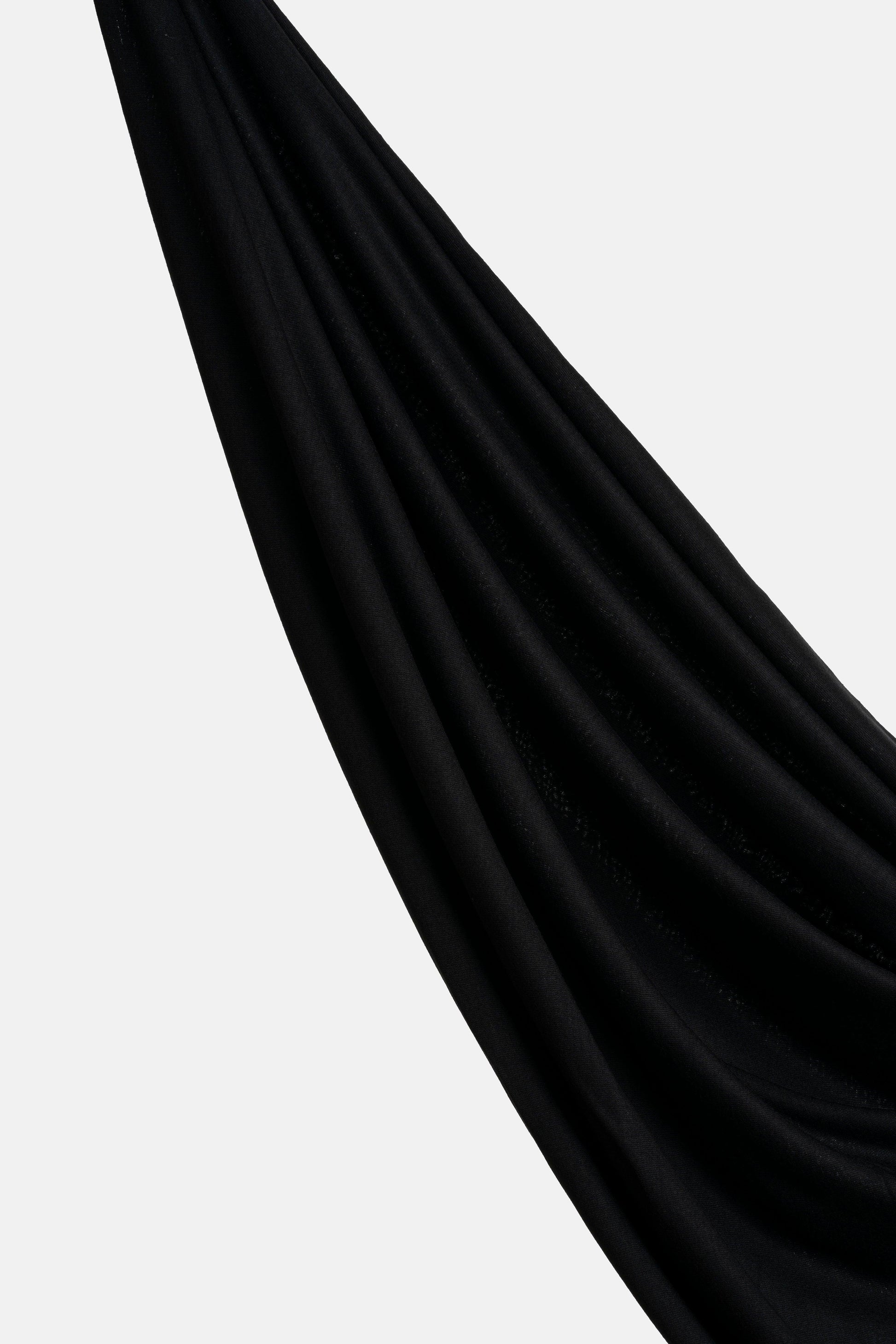 Black Premium Jersey Hijab- Modest Dresses, Abaya, Long Sleeve dress!