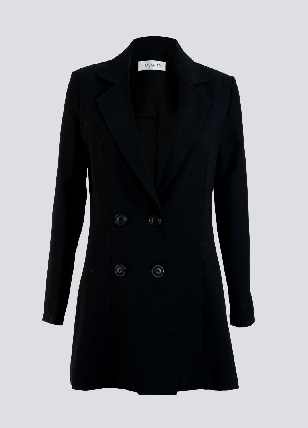 Aiden Black jacket- Modest Dresses, Abaya, Long Sleeve dress!