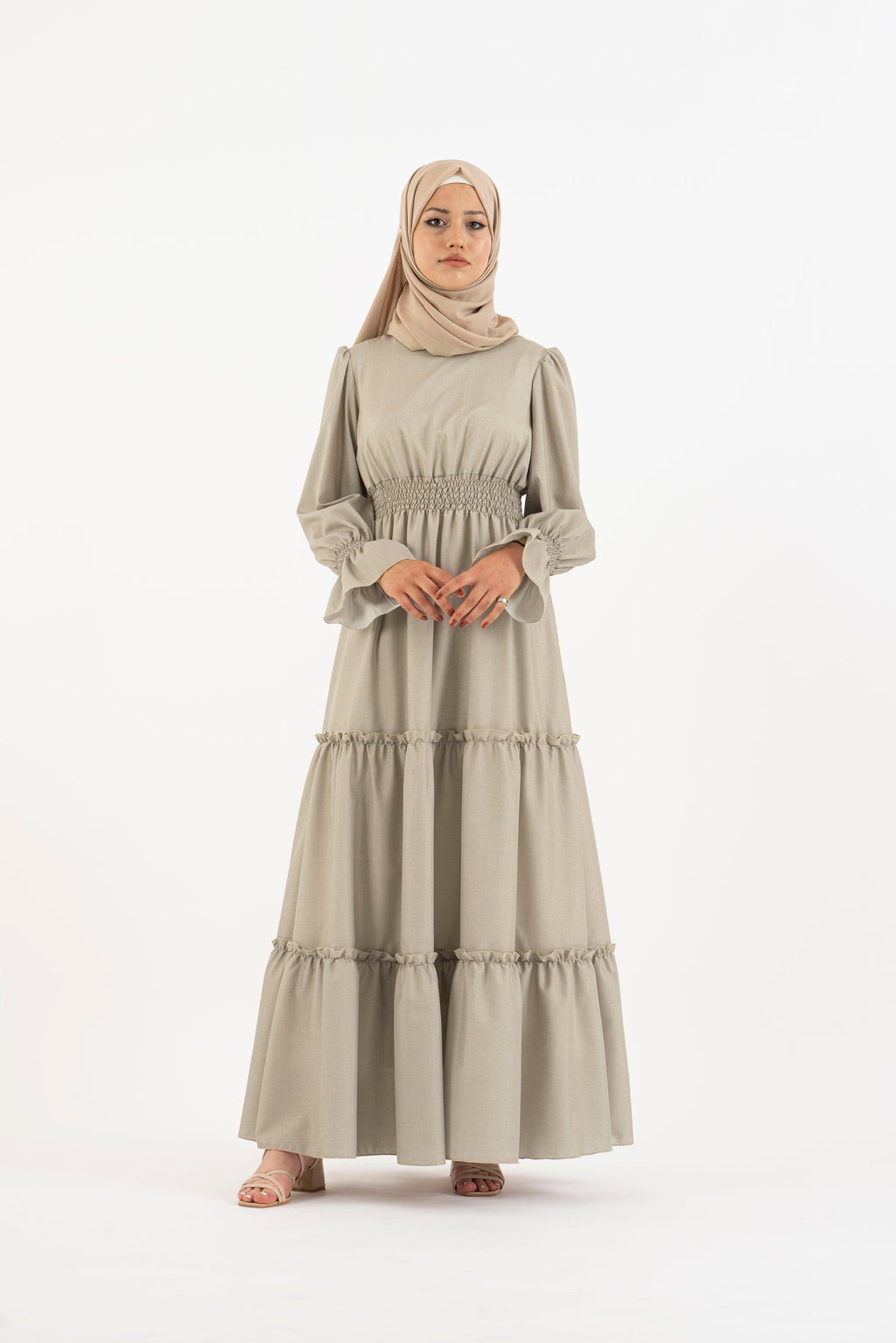 Alameda floral, Women's Modest Dress, abaya, long sleeve maxi dress!