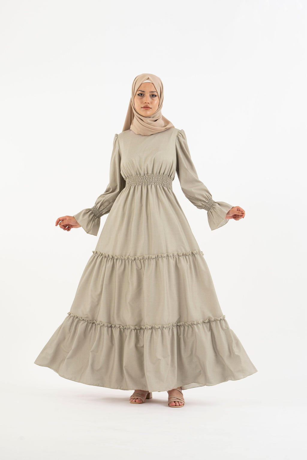 Alameda floral, Women's Modest Dress, abaya, long sleeve maxi dress!