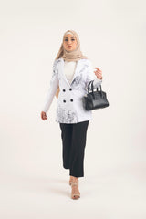 Anemone Print Suit - Modest Dresses, Abaya, Maxi,  Long Sleeve dress!