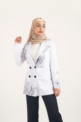Anemone Print Suit - Modest Dresses, Abaya, Maxi,  Long Sleeve dress!