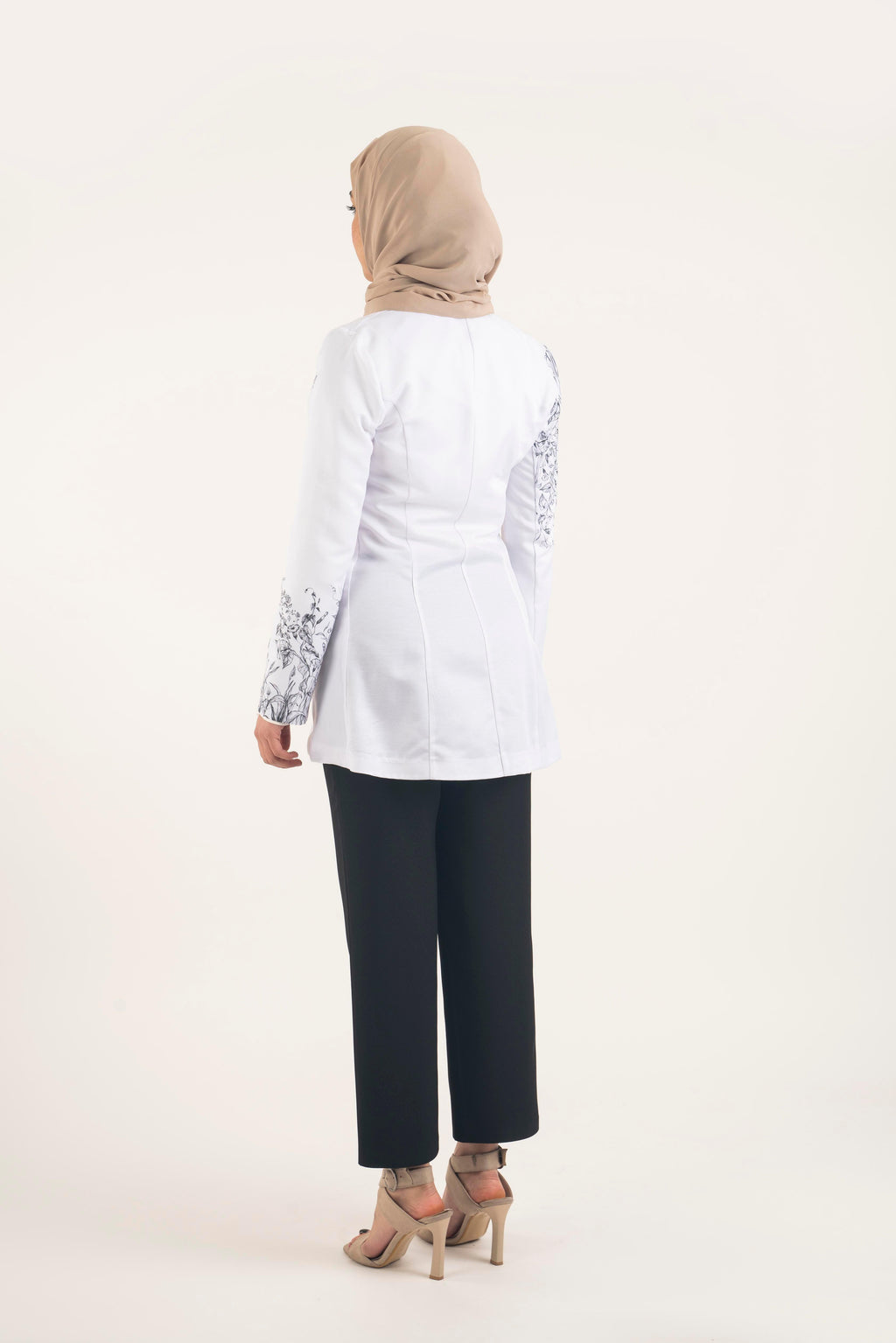 Anemone Print Suit - Modest Dresses, Abaya, Maxi,  Long Sleeve dress!