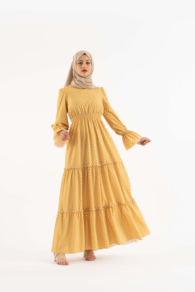 Apricot Modest Dress Modest Dresses, Abaya, Long Sleeve dress!