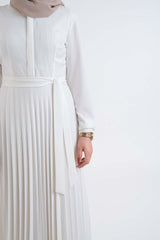 Aromatic pleat dress, Modest Dress, abaya, Maxi,long sleeve maxi dress