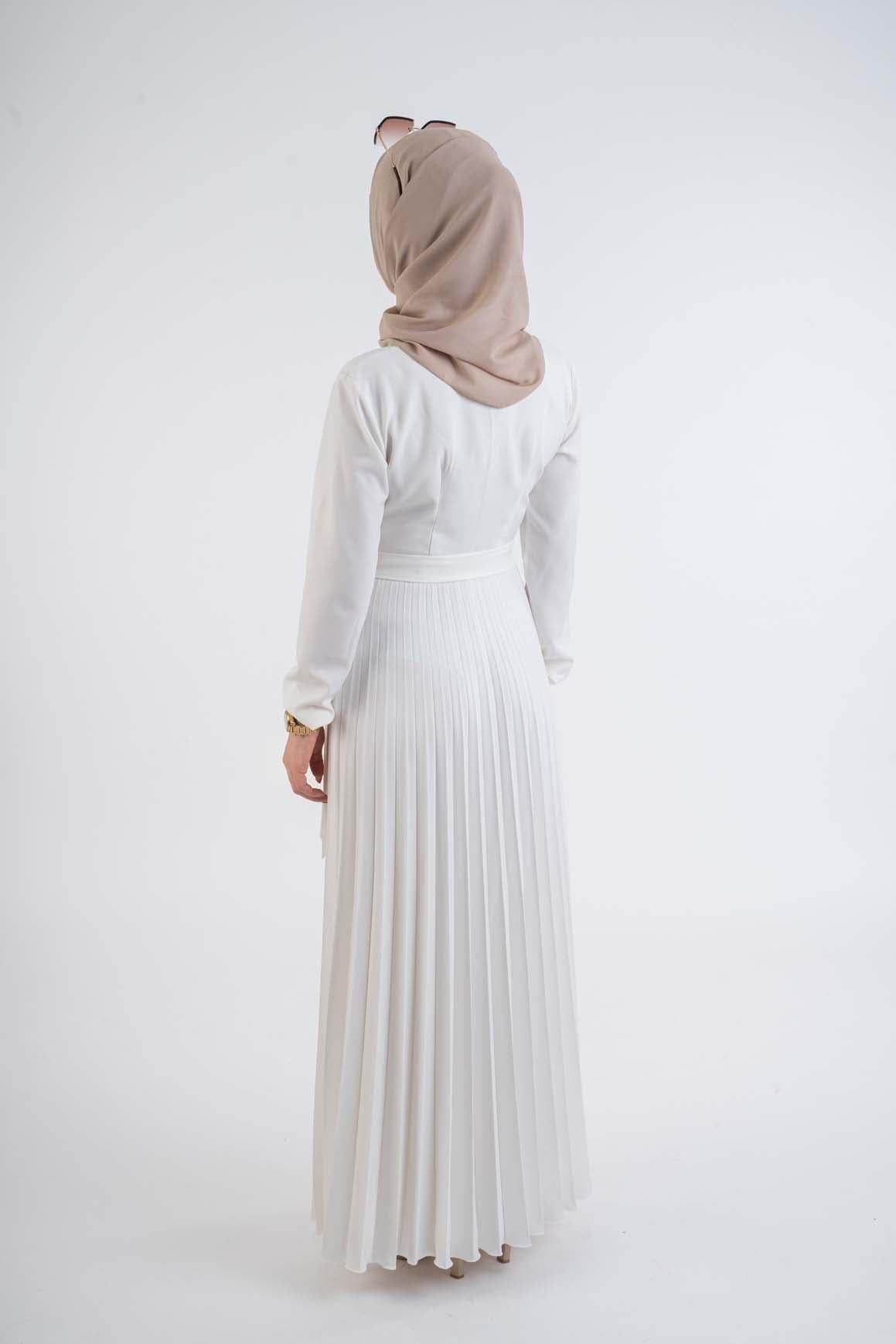 Aromatic pleat dress, Modest Dress, abaya, Maxi,long sleeve maxi dress