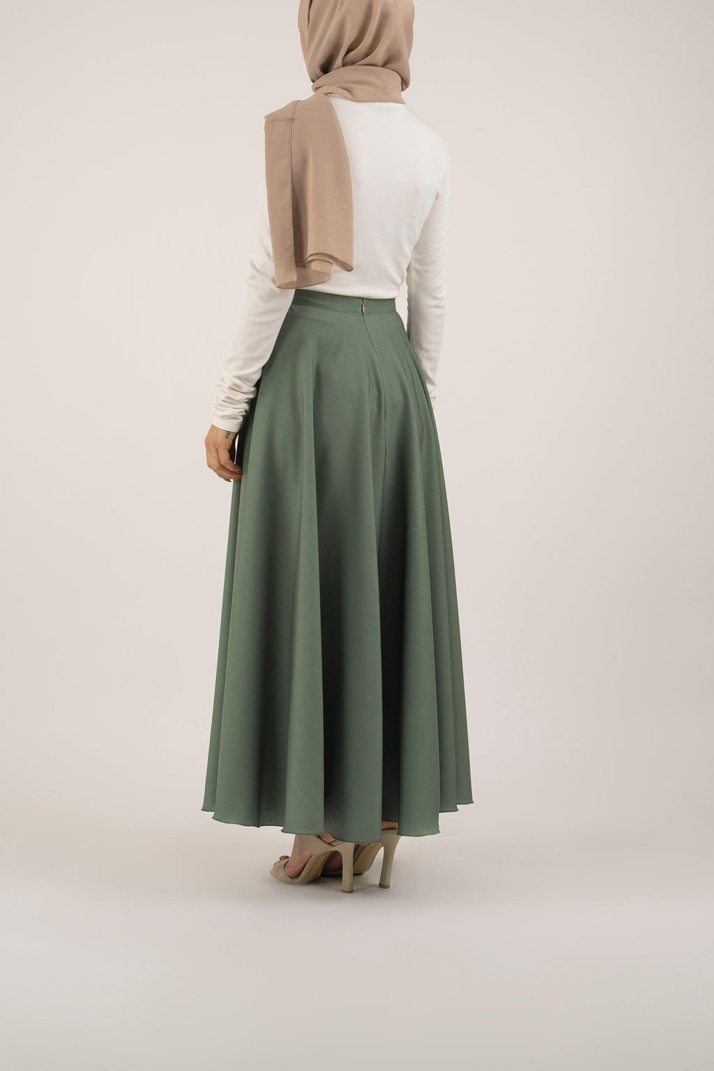 Basil Pleat Skirt - Modest Dresses, Abaya, Long Sleeve dress!