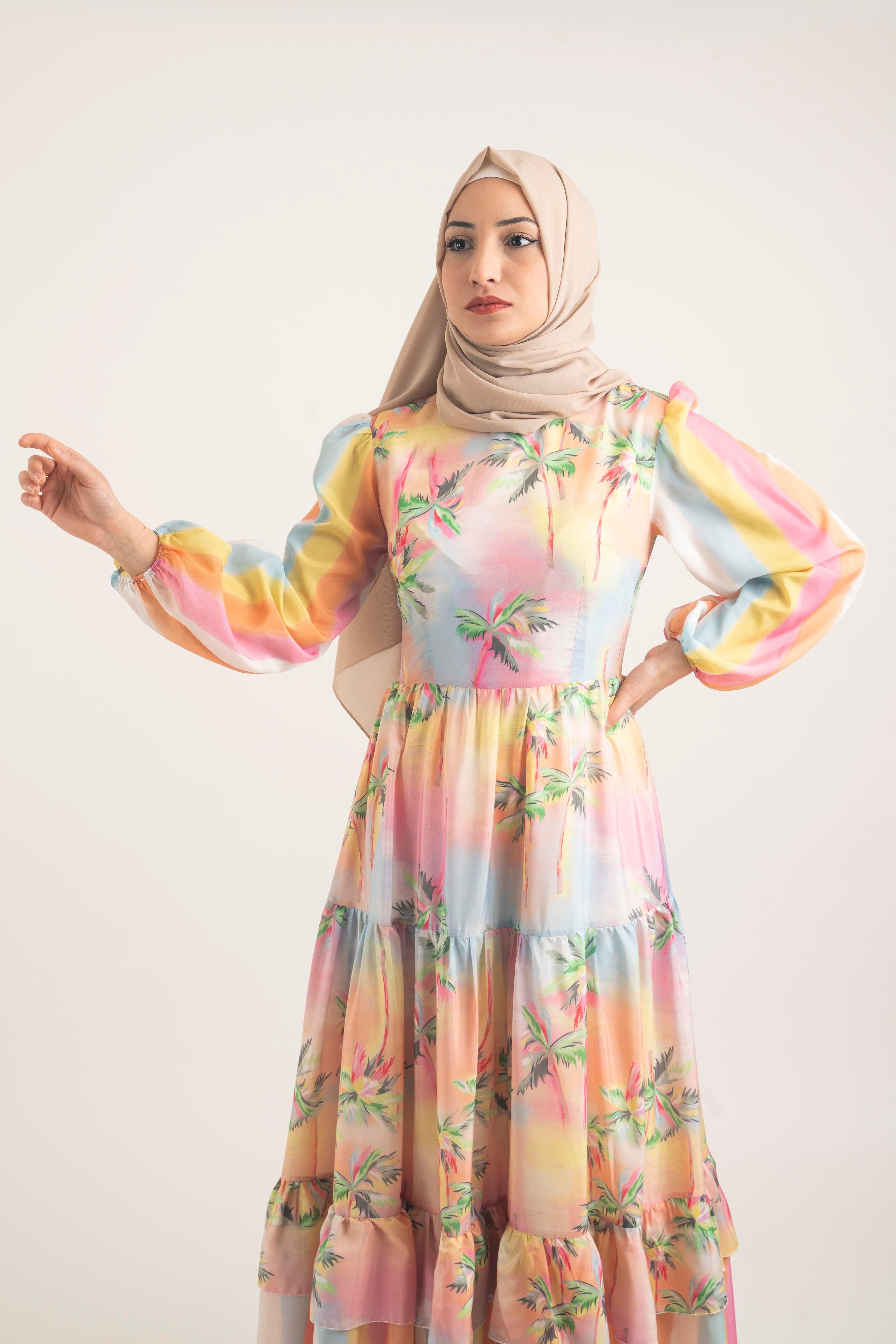 Beach vibe dress - Modest Dresses, Abaya, Maxi, Long Sleeve dress! US8 Beach vibe dress - Modest Dresses, Abaya, Maxi, Long Sleeve dress! US8