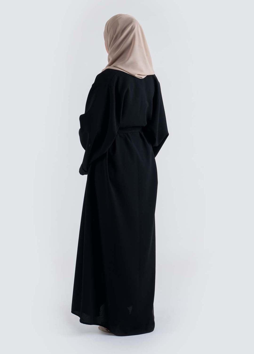 Black Abaya - Modest Dresses, Abaya, Maxi, Long Sleeve dress! US2 Black Abaya - Modest Dresses, Abaya, Maxi, Long Sleeve dress! US2