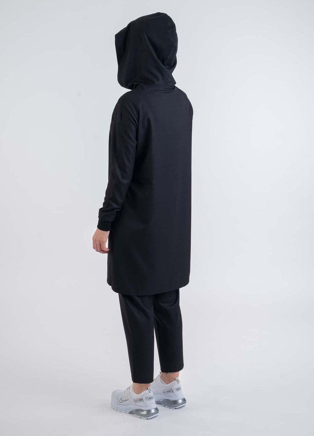 Black Hooded - Modest Dresses, Abaya, Maxi, Long Sleeve dress!