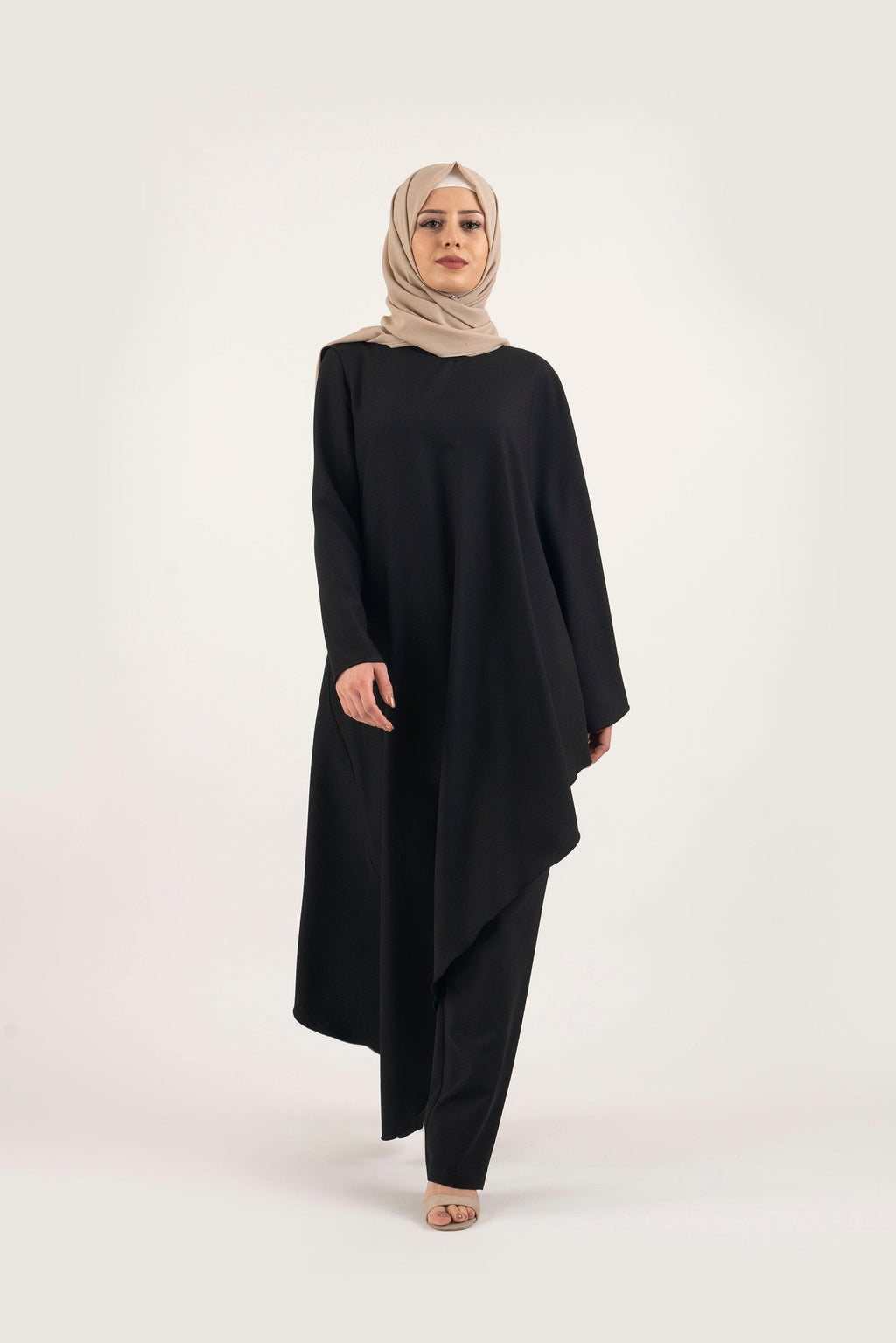 Black Ink Jumpsuit - Modest Dresses, Abaya, Maxi, Long Sleeve dress!