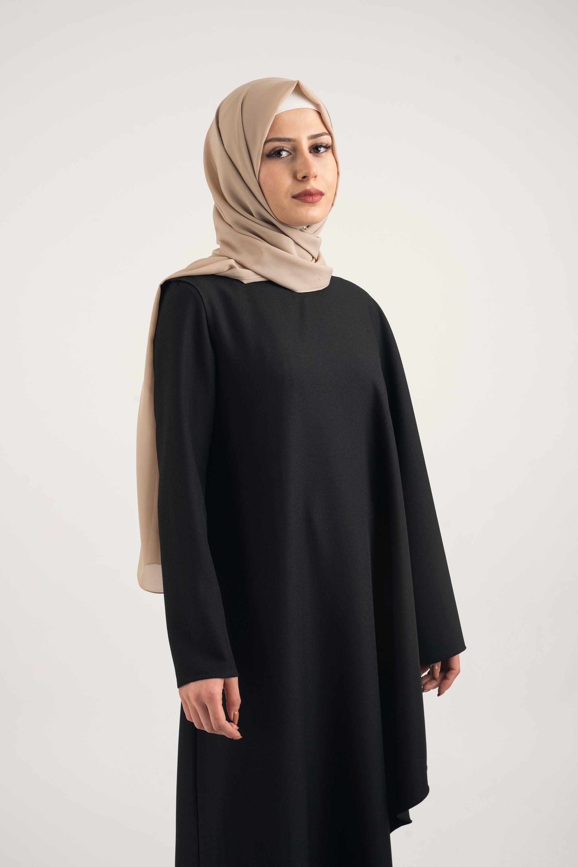 Black Ink Jumpsuit - Modest Dresses, Abaya, Maxi, Long Sleeve dress!