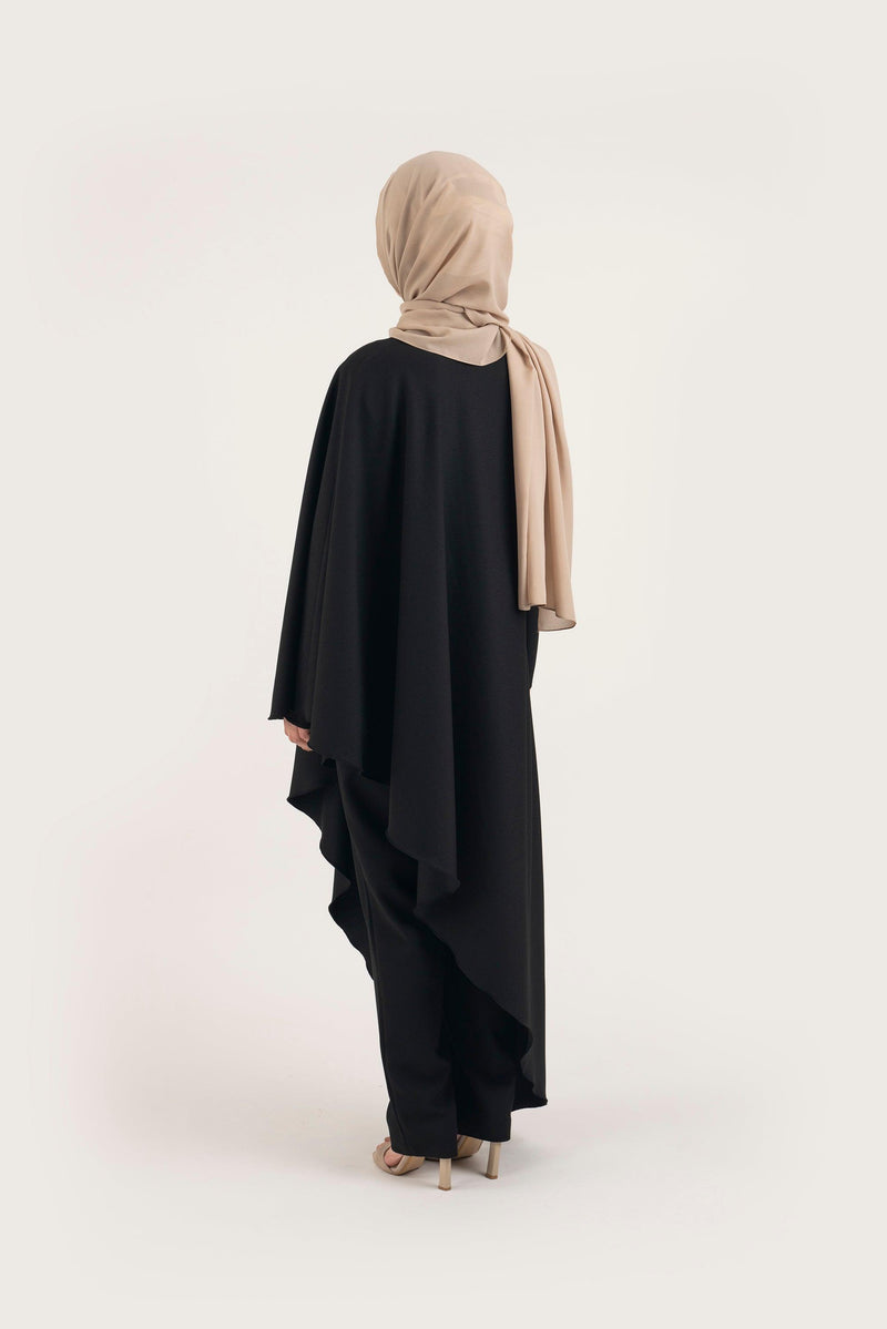 Black Ink Jumpsuit - Modest Dresses, Abaya, Maxi, Long Sleeve dress!